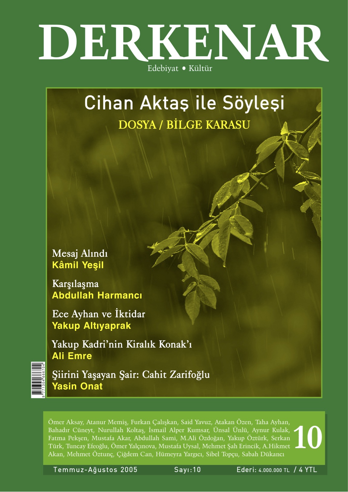 10. Sayı Kapağı