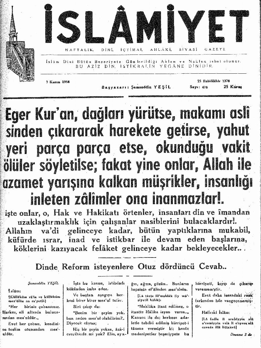 10. Cilt 478. Sayı Kapağı