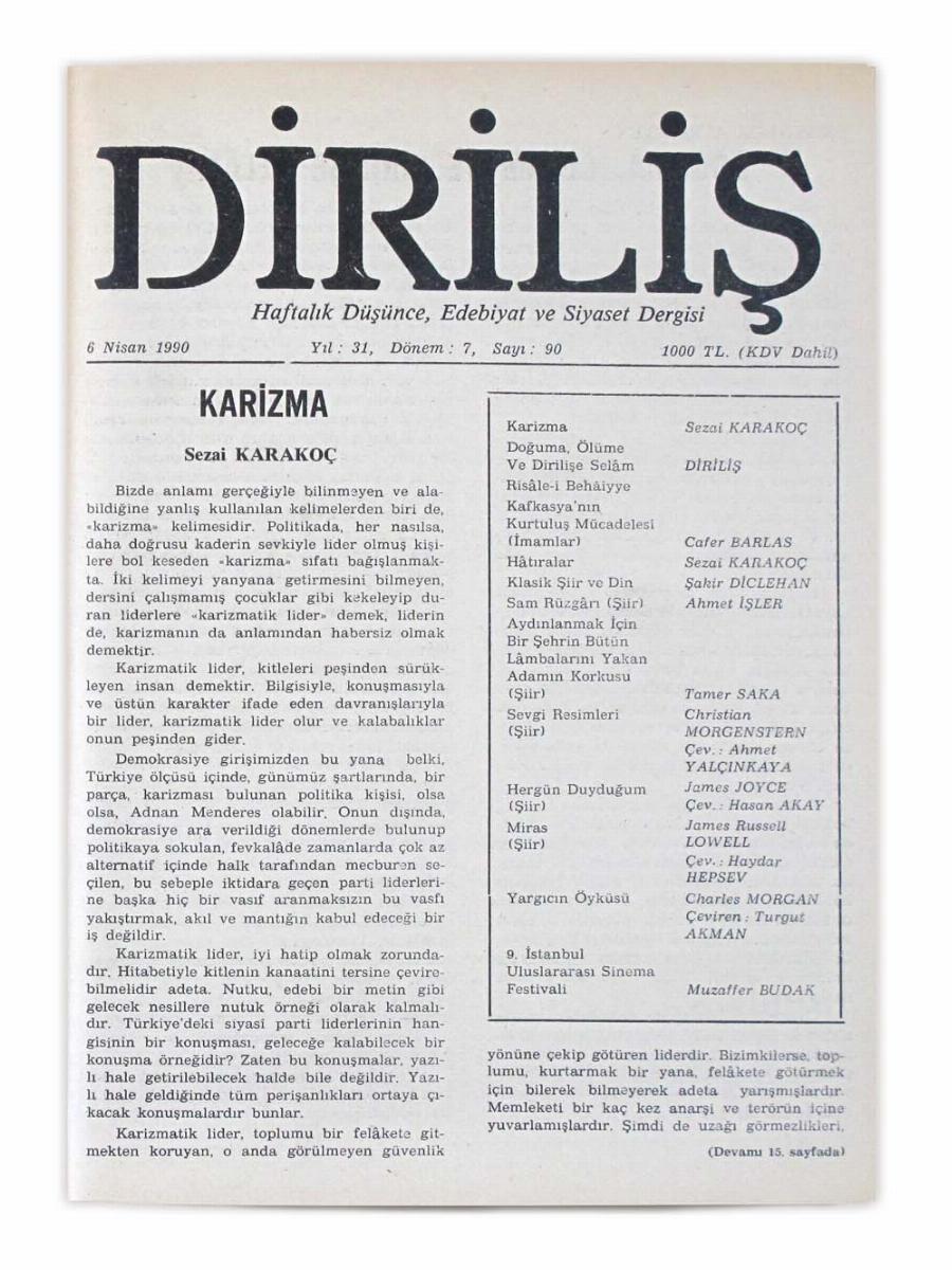 7. Cilt 90. Sayı Kapağı