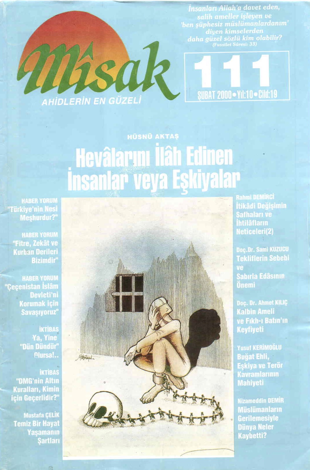 19. Cilt 111. Sayı Kapağı