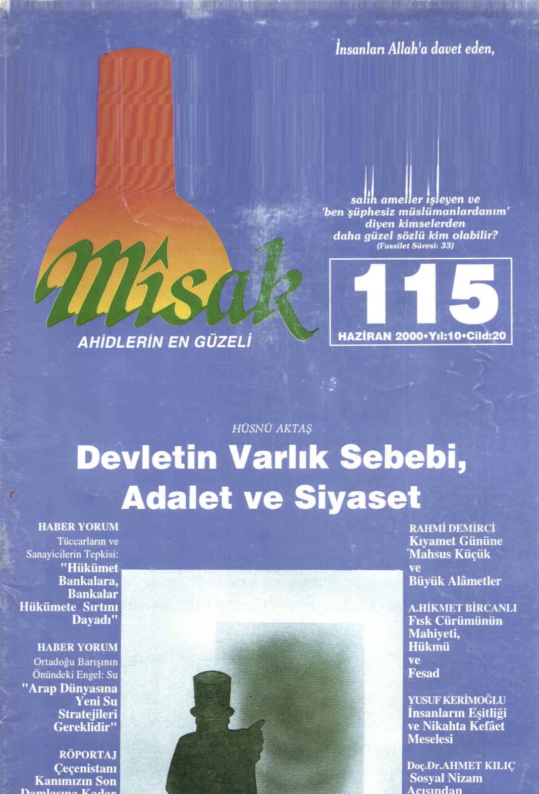 20. Cilt 115. Sayı Kapağı