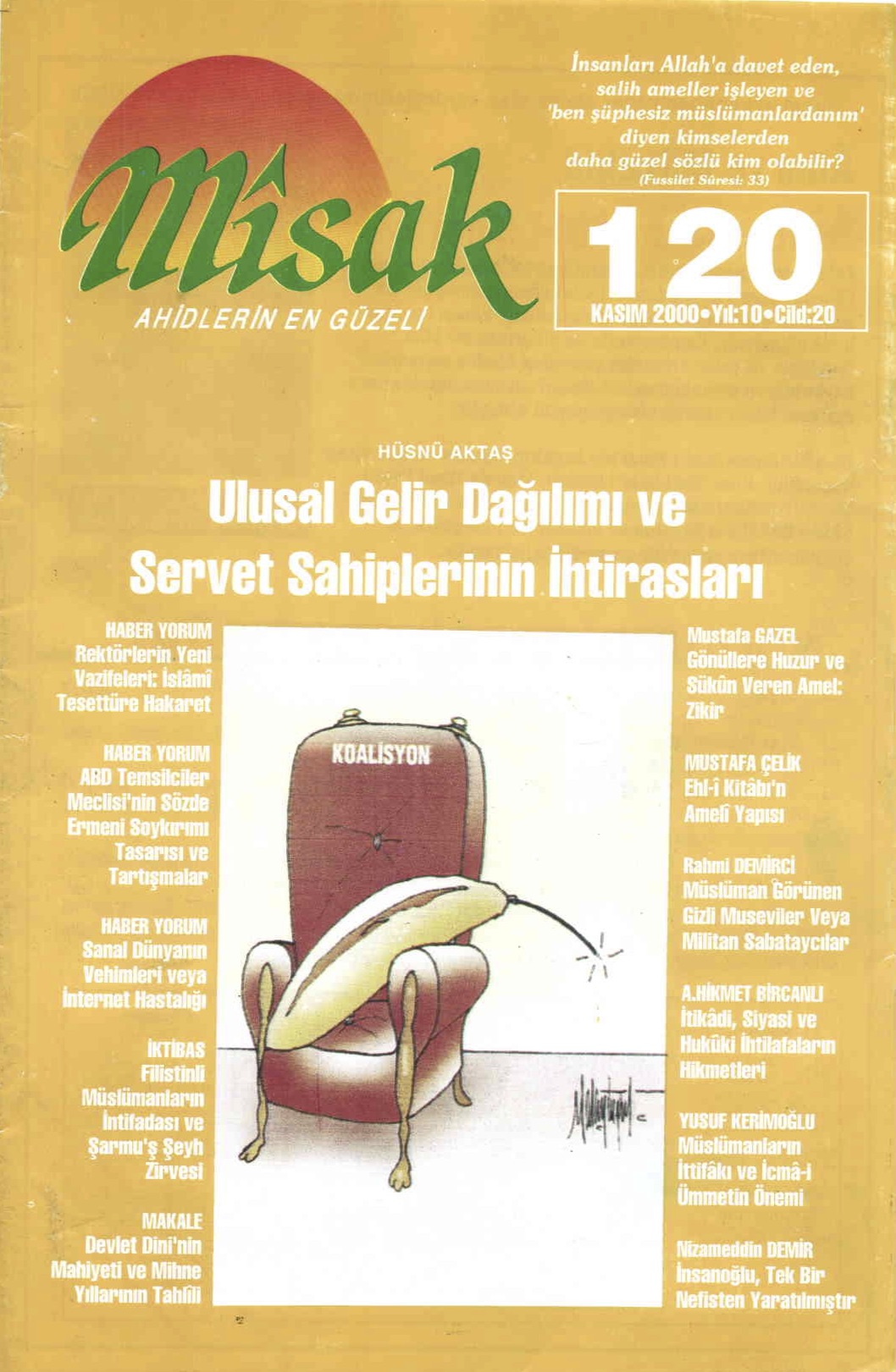 20. Cilt 120. Sayı Kapağı