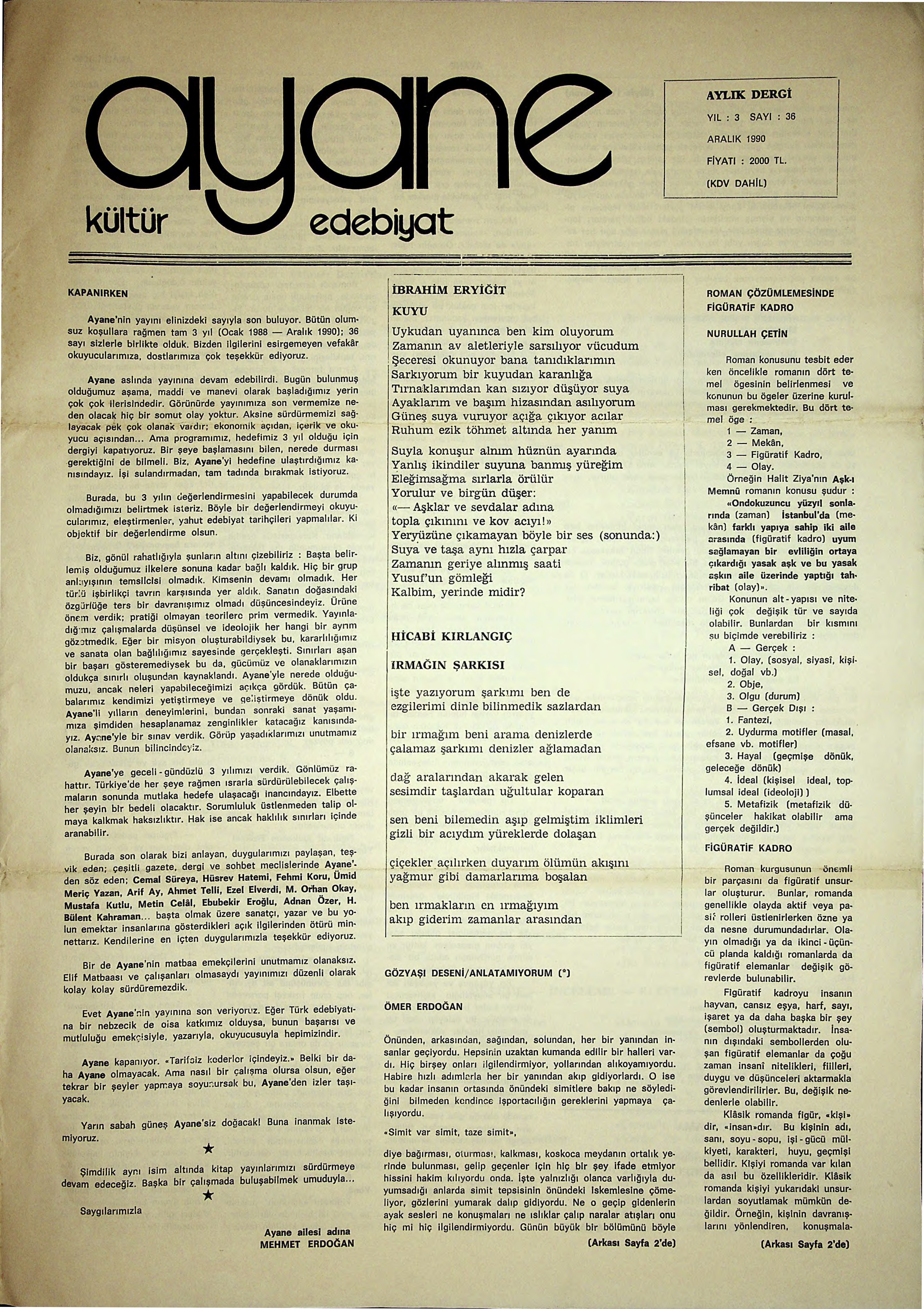 36. Sayı Kapağı