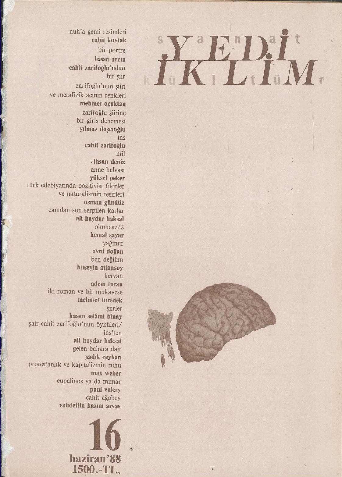 2. Cilt 16. Sayı Kapağı