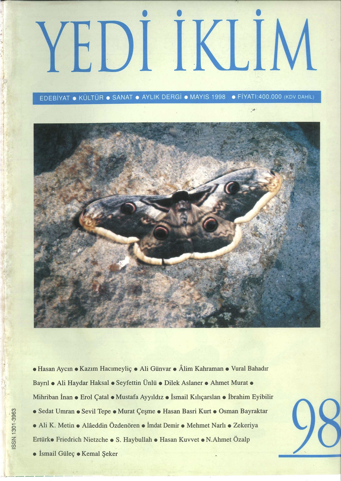 11. Cilt 98. Sayı Kapağı