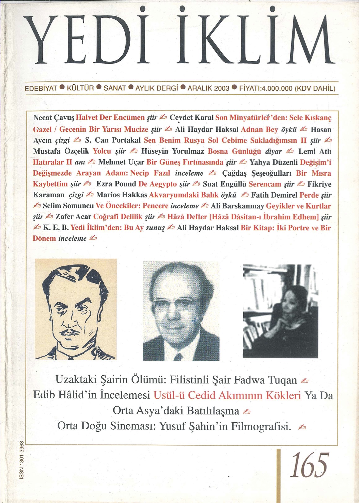 17. Cilt 165. Sayı Kapağı