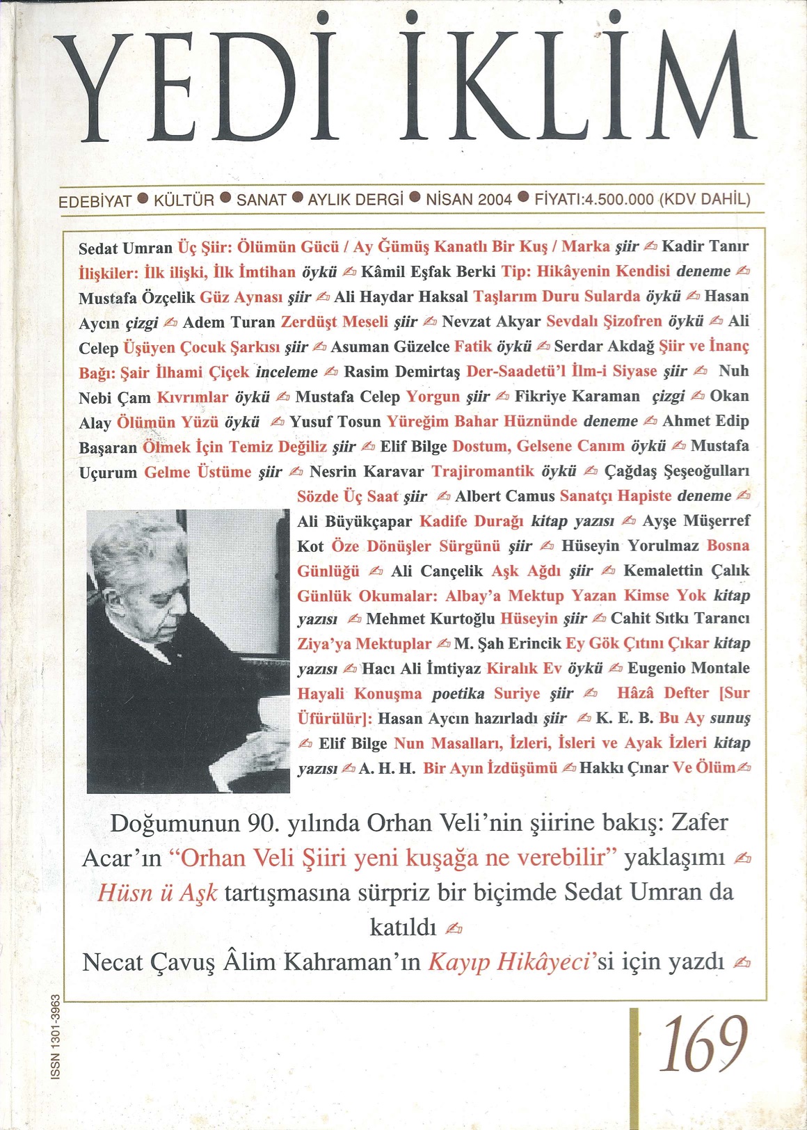 17. Cilt 169. Sayı Kapağı