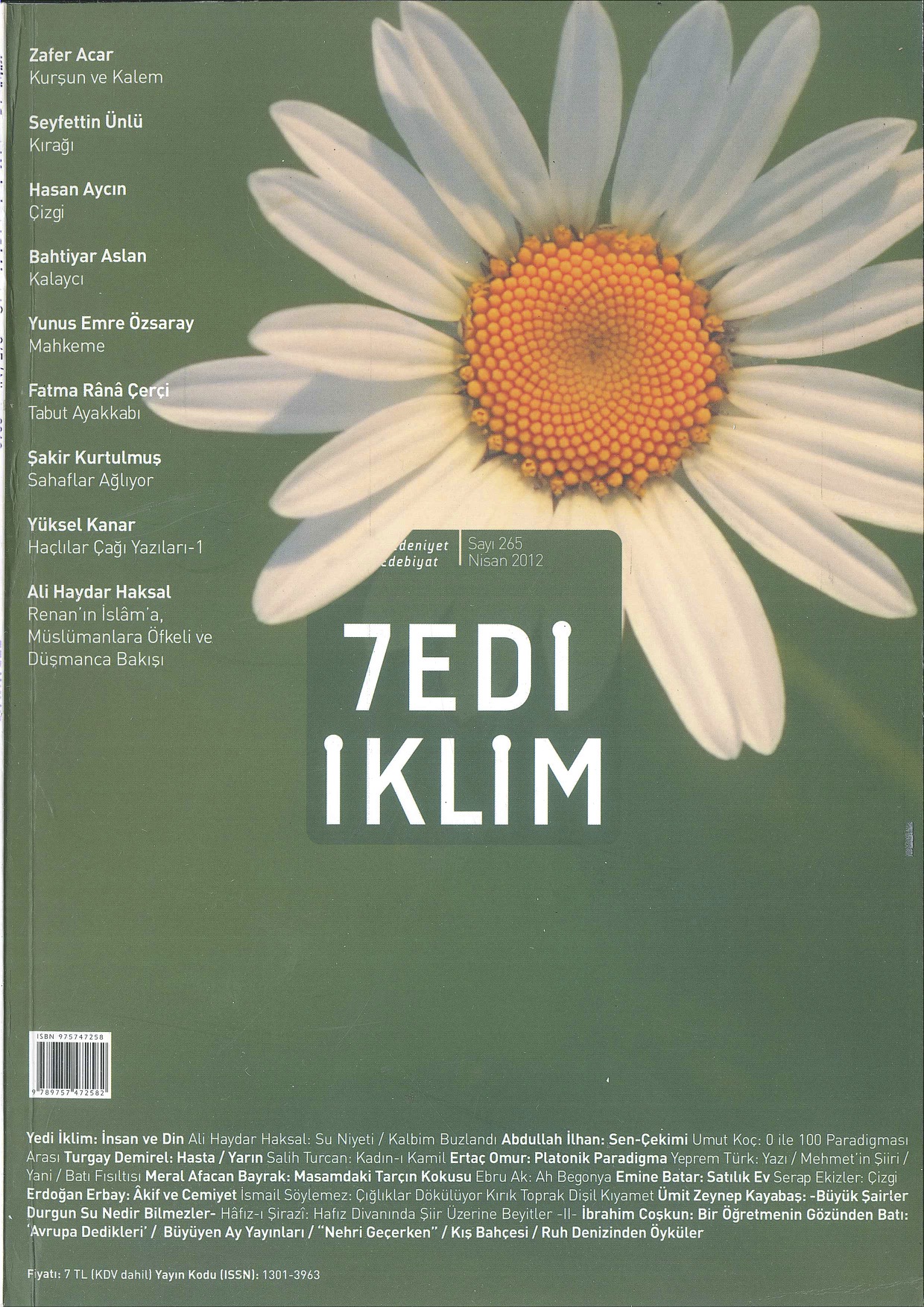 24. Cilt 265. Sayı Kapağı