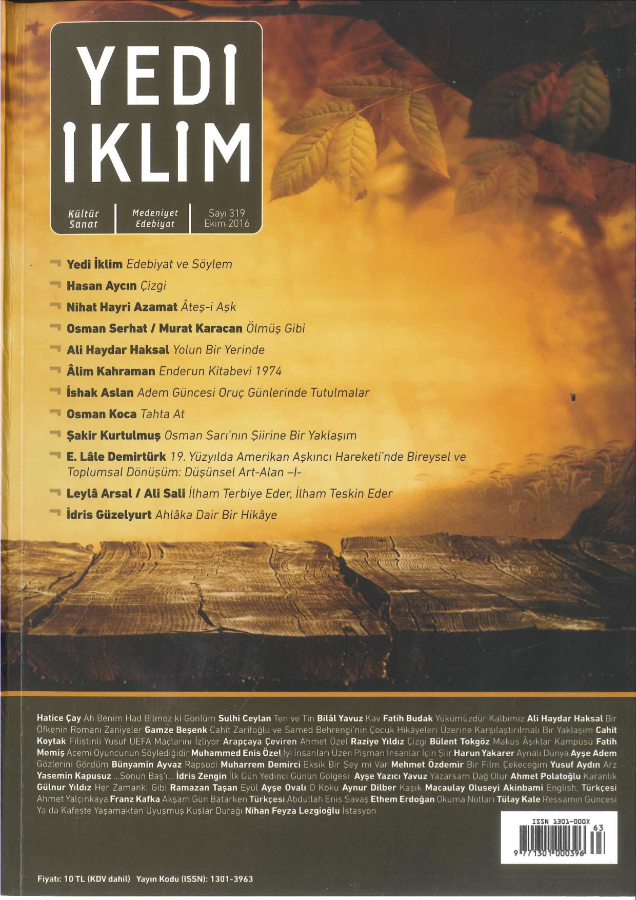 29. Cilt 319. Sayı Kapağı