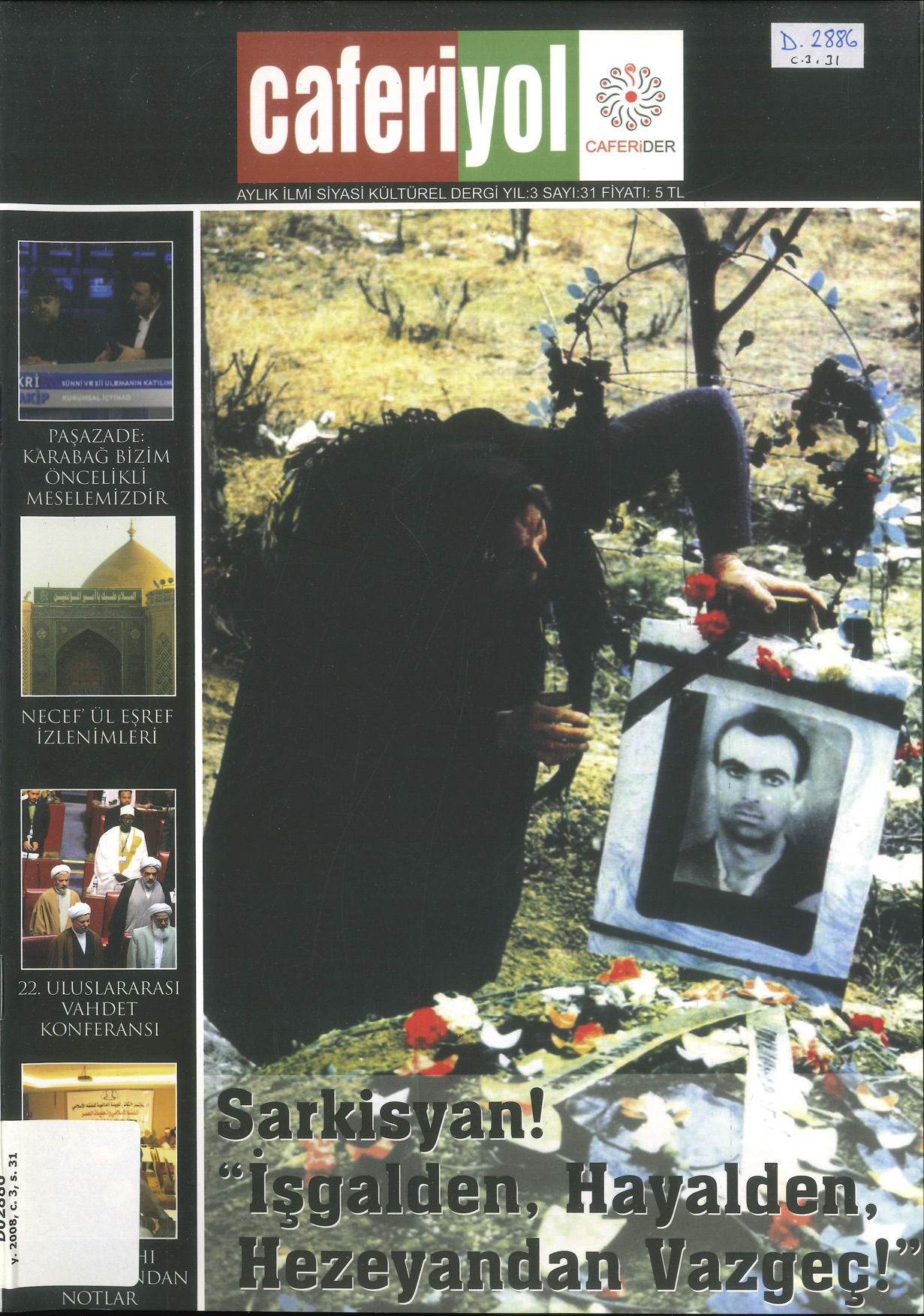 1. Cilt 31. Sayı Kapağı