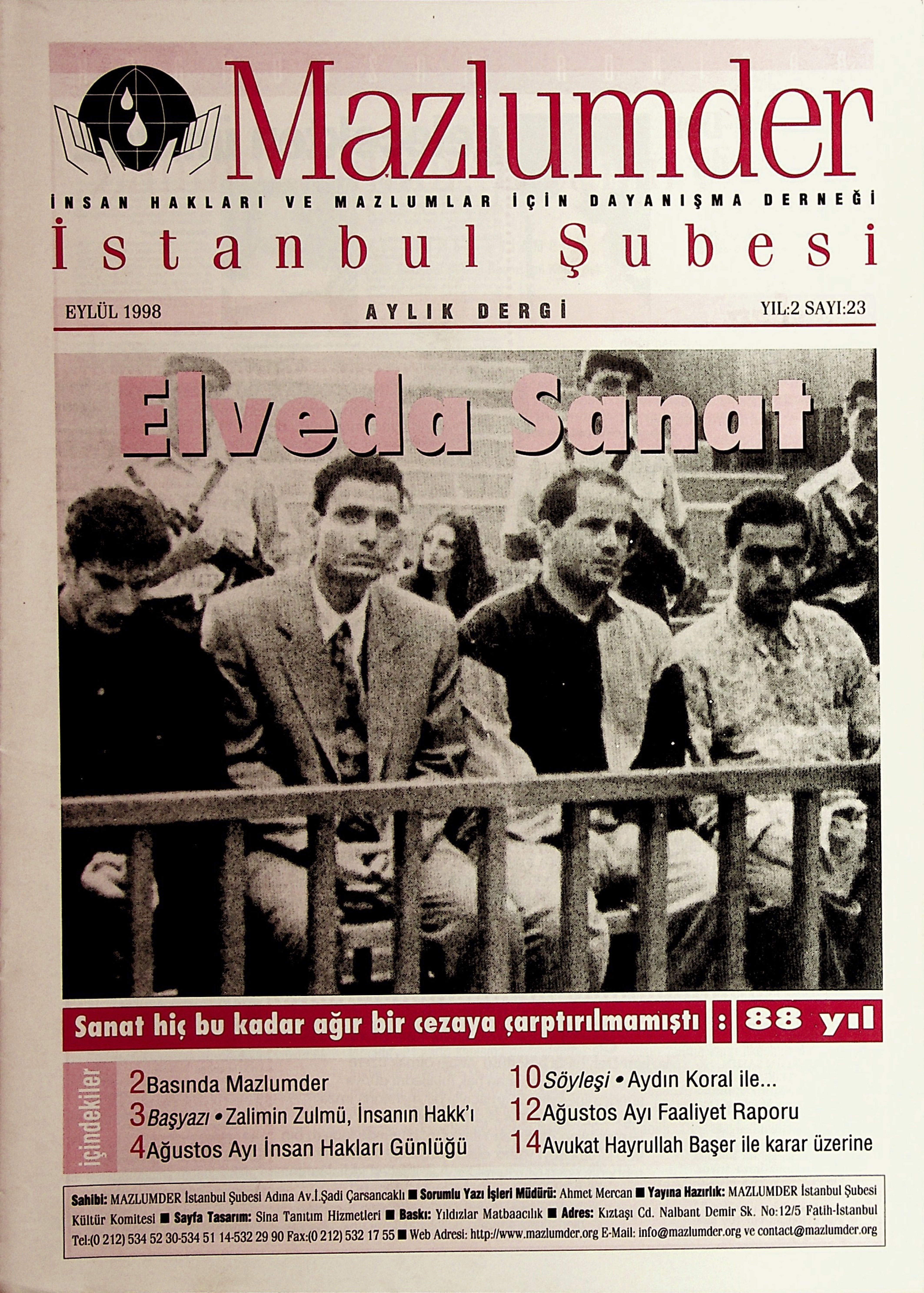 23. Sayı Kapağı