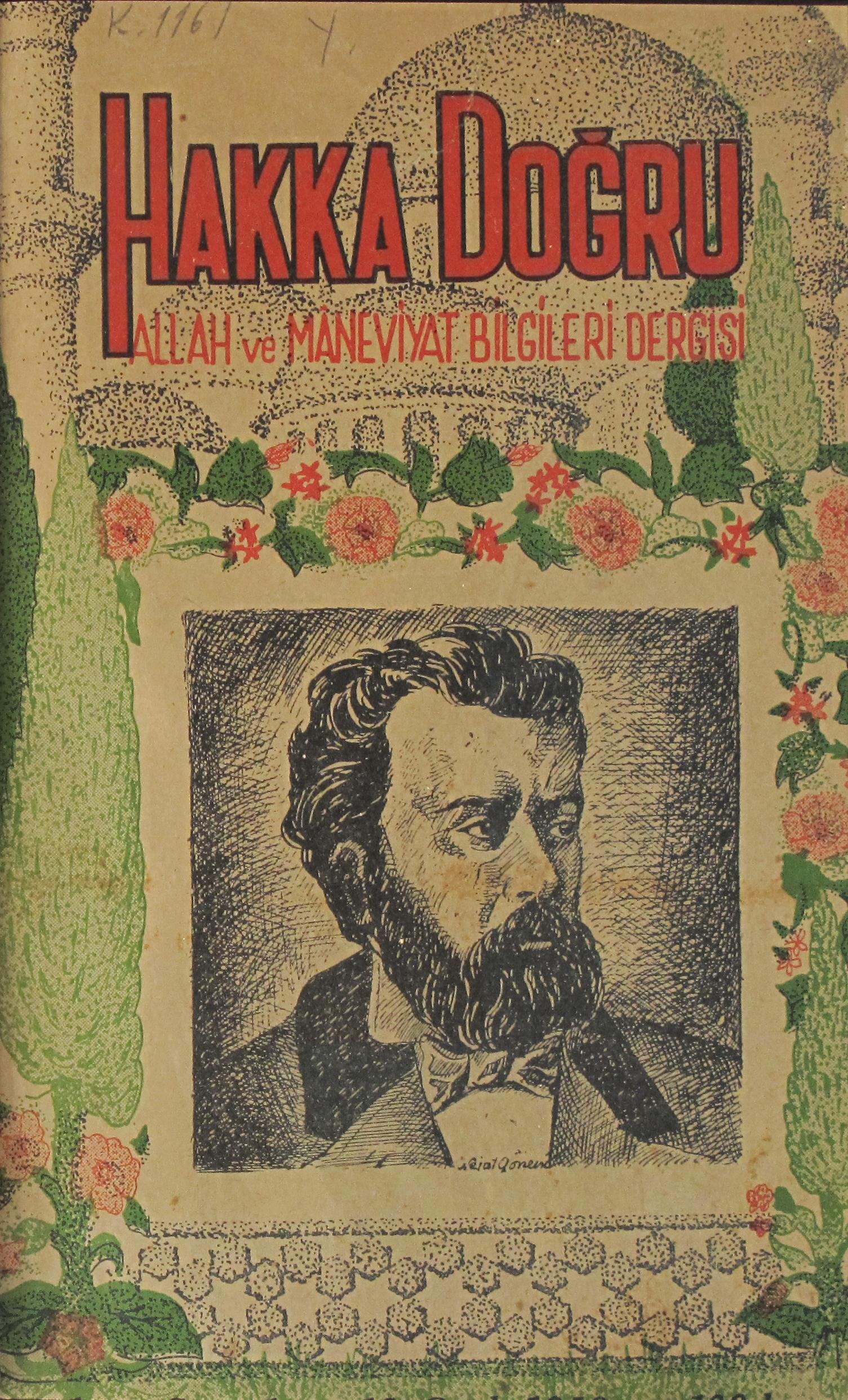 1. Cilt 1. Sayı Kapağı