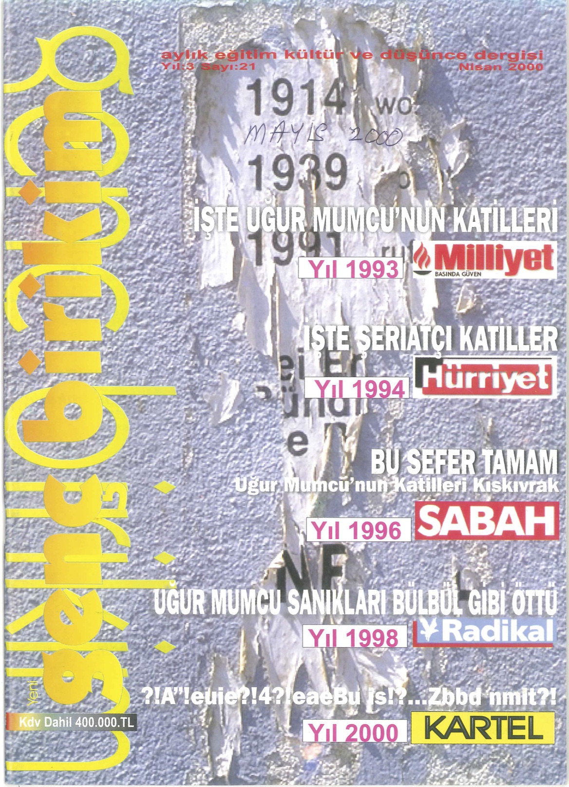 22. Sayı Kapağı