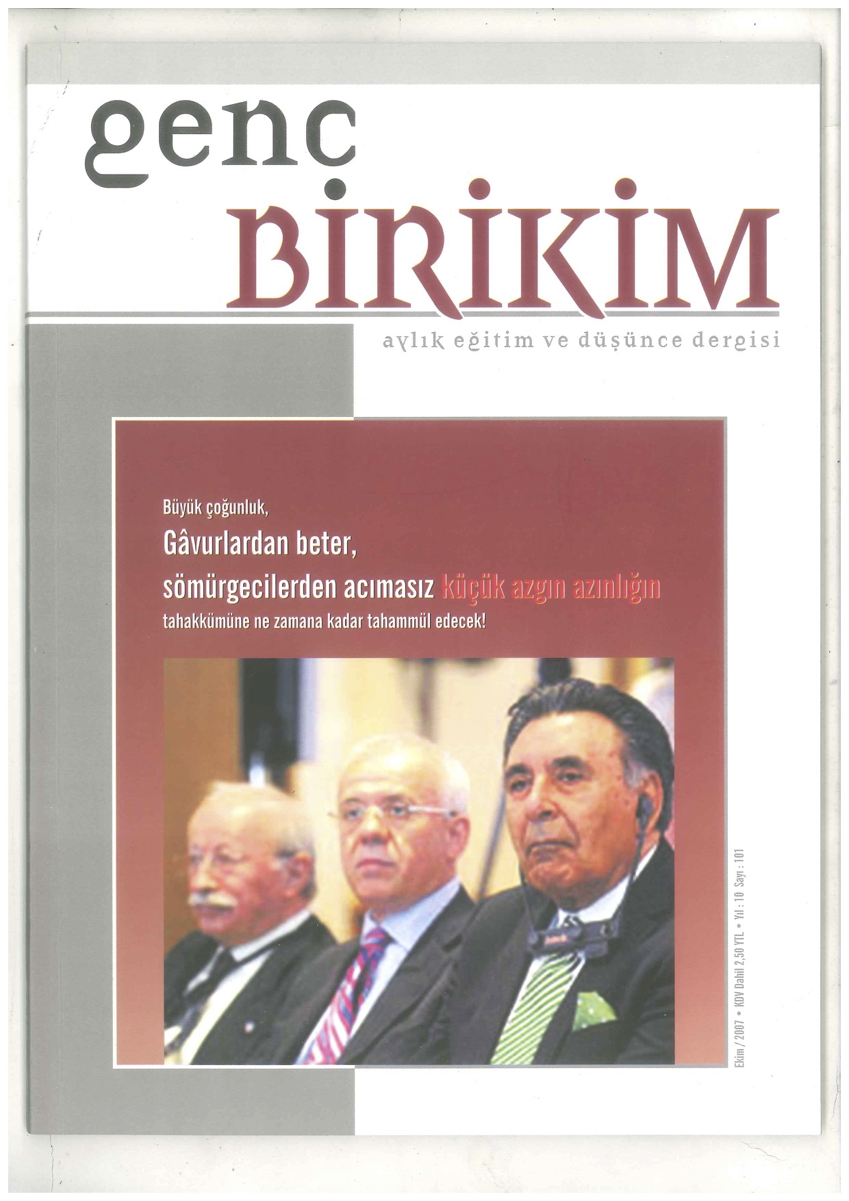 101. Sayı Kapağı