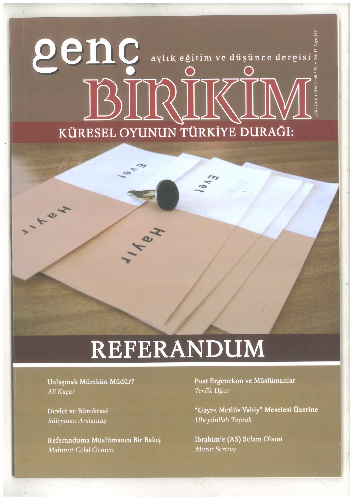 136. Sayı Kapağı