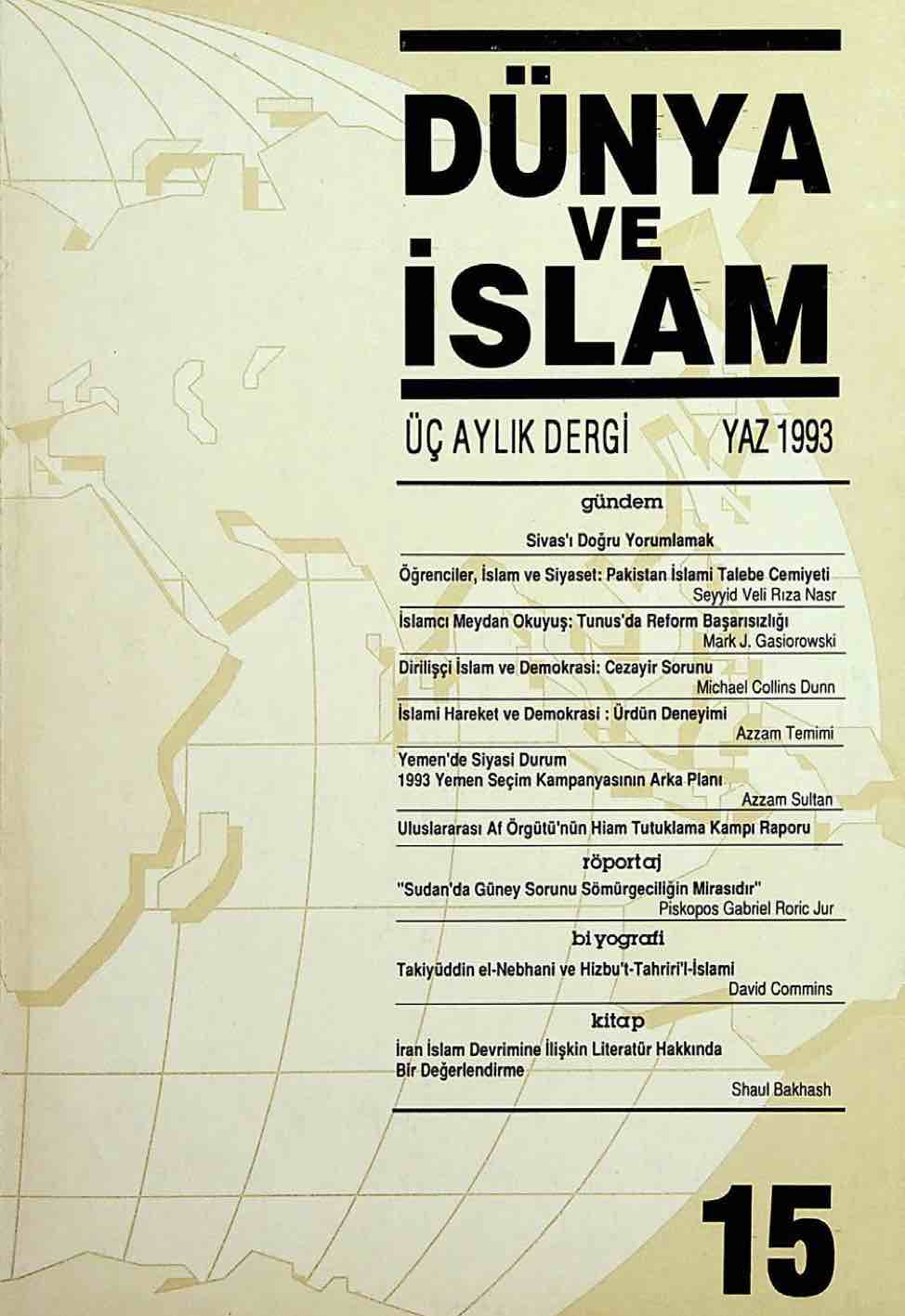 15. Sayı Kapağı