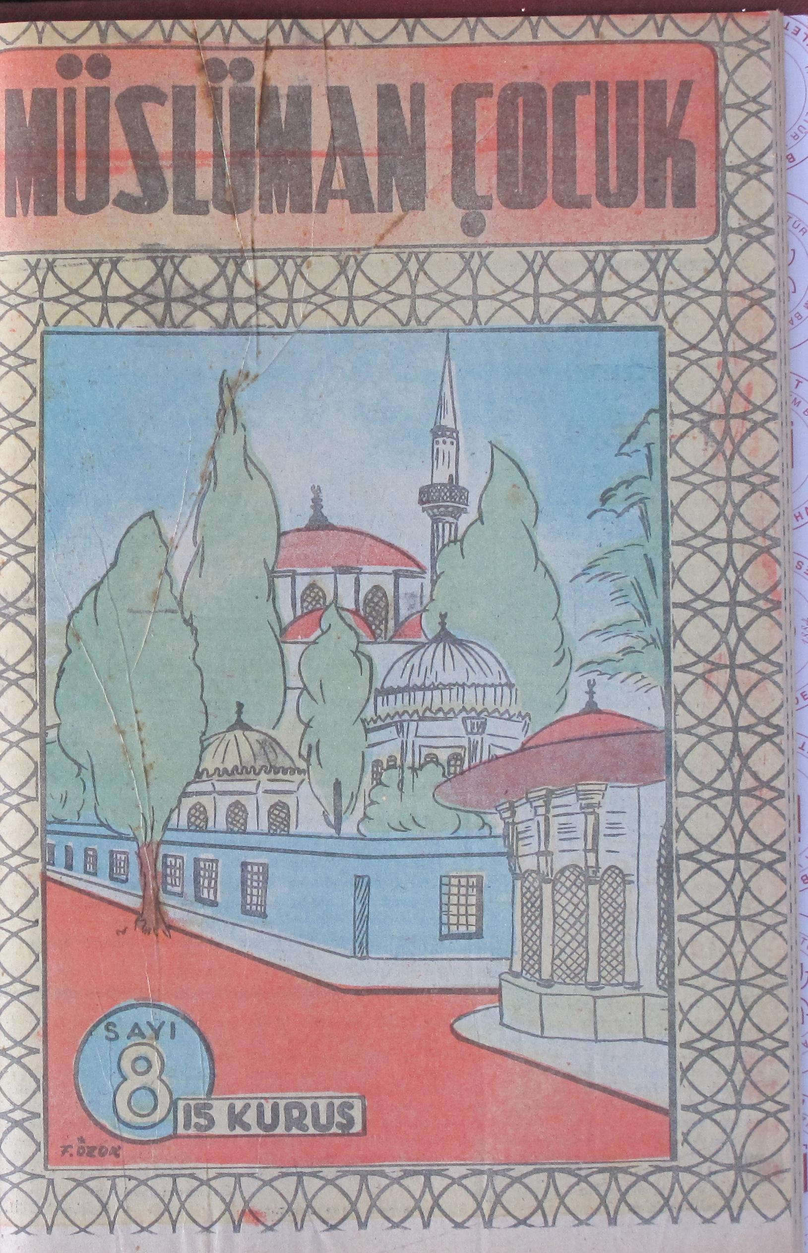 1. Cilt 8. Sayı Kapağı