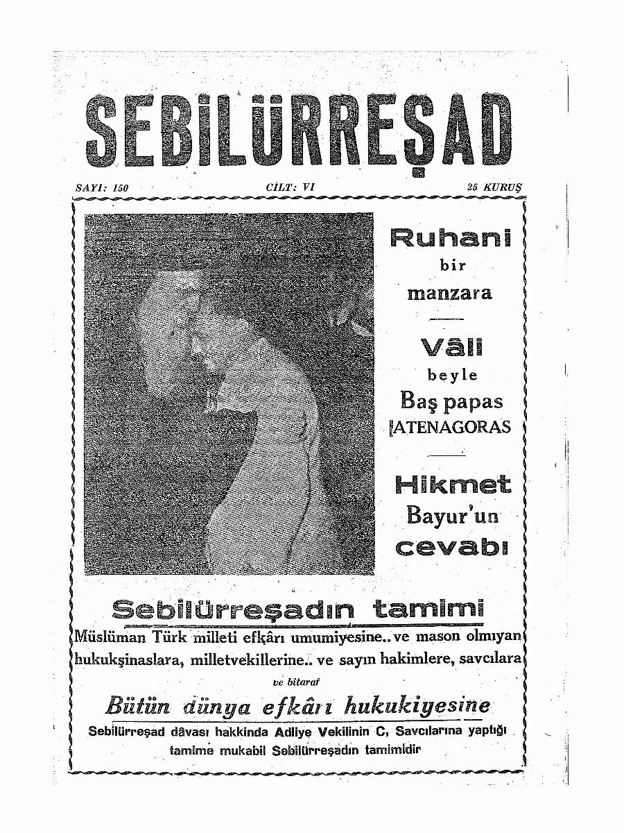 6. Cilt 150. Sayı Kapağı