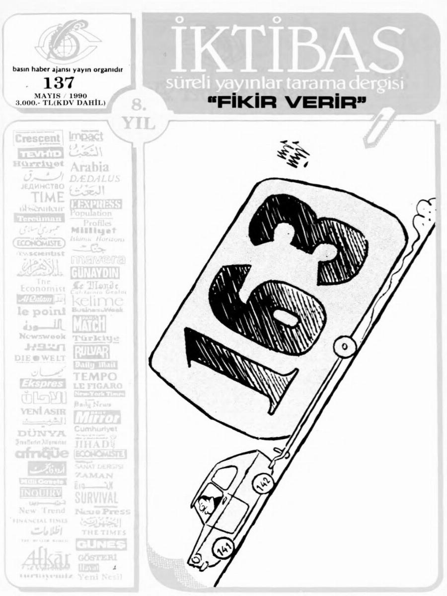 8. Cilt 137. Sayı Kapağı