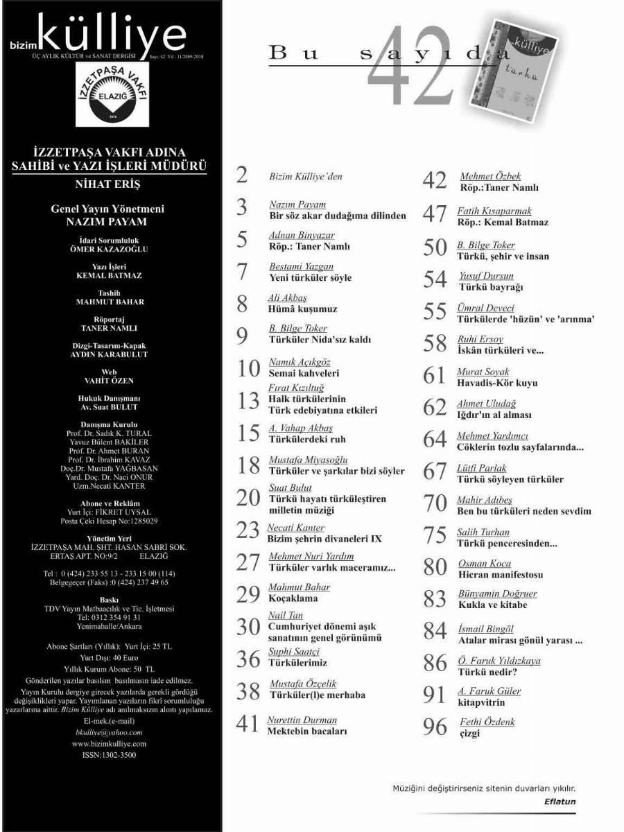 42. Sayı Kapağı