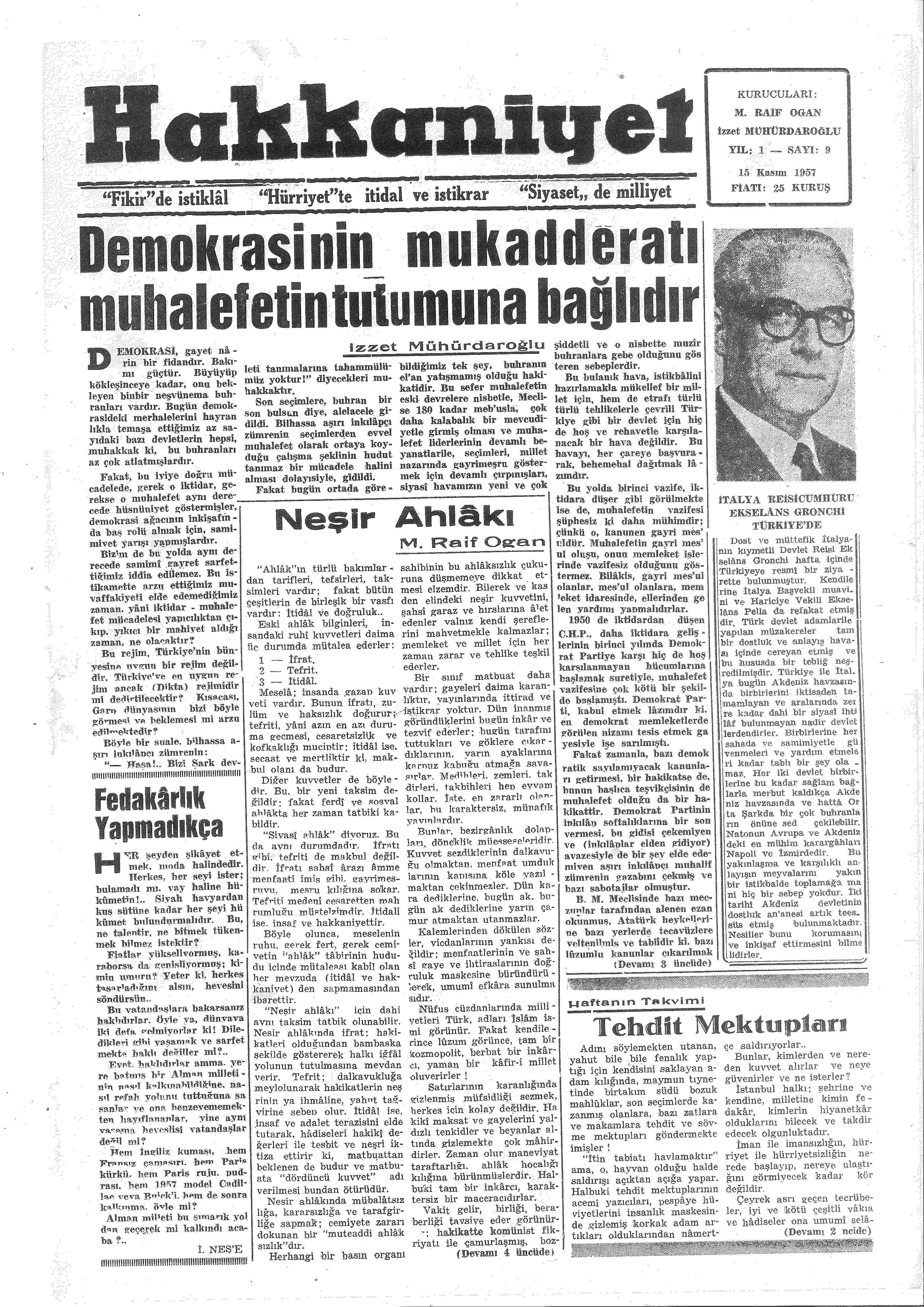 9. Sayı Kapağı