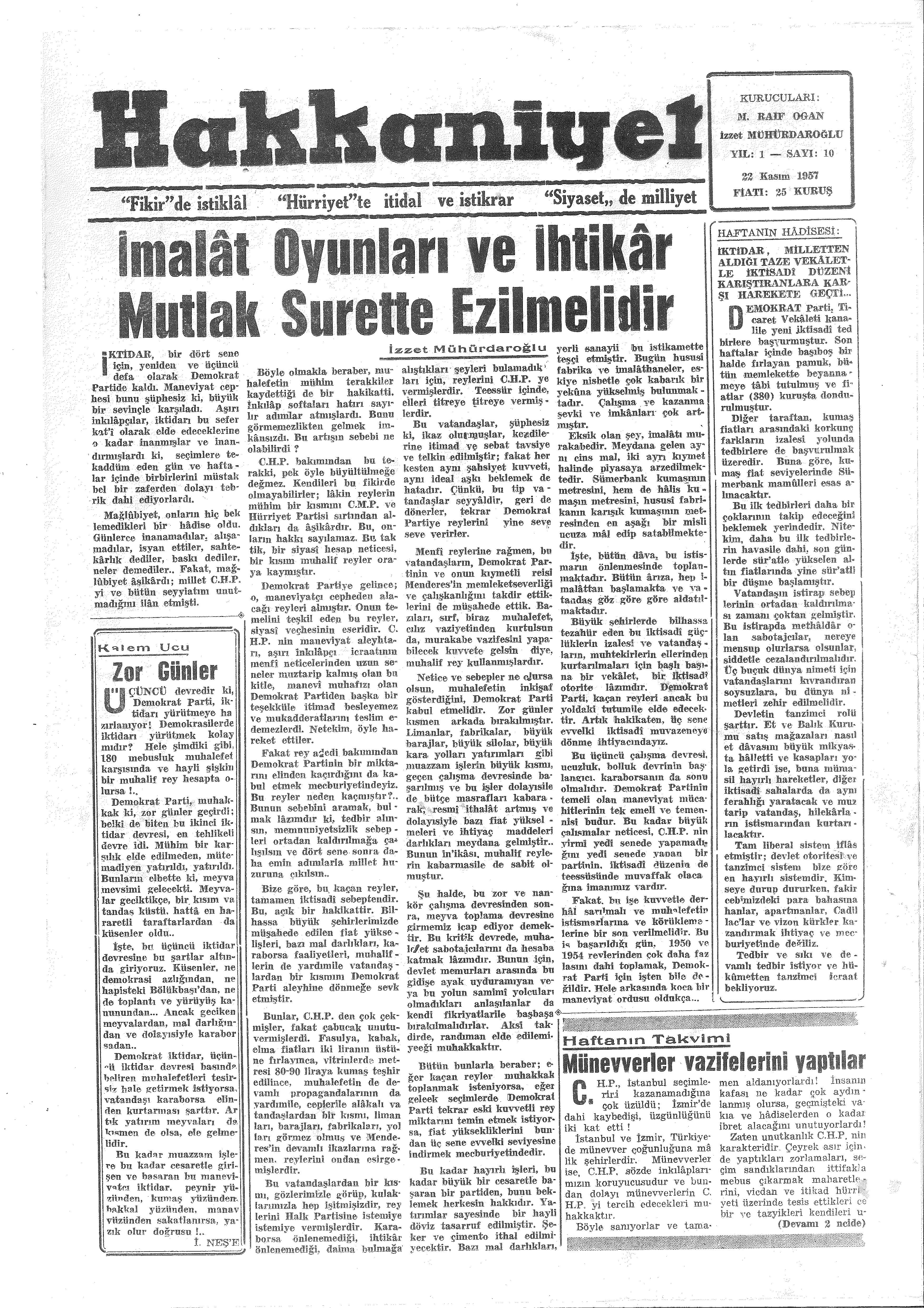 10. Sayı Kapağı