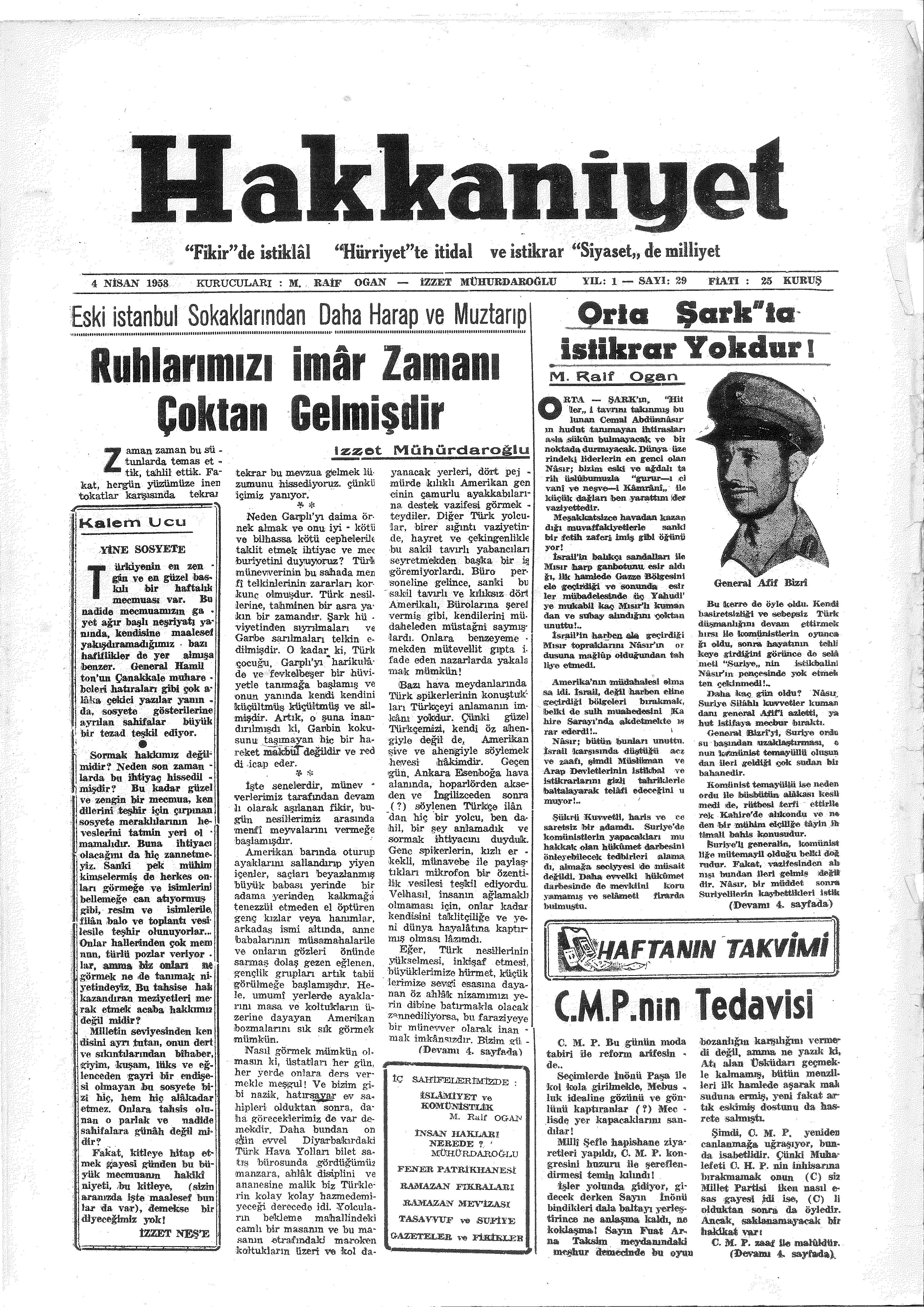 29. Sayı Kapağı