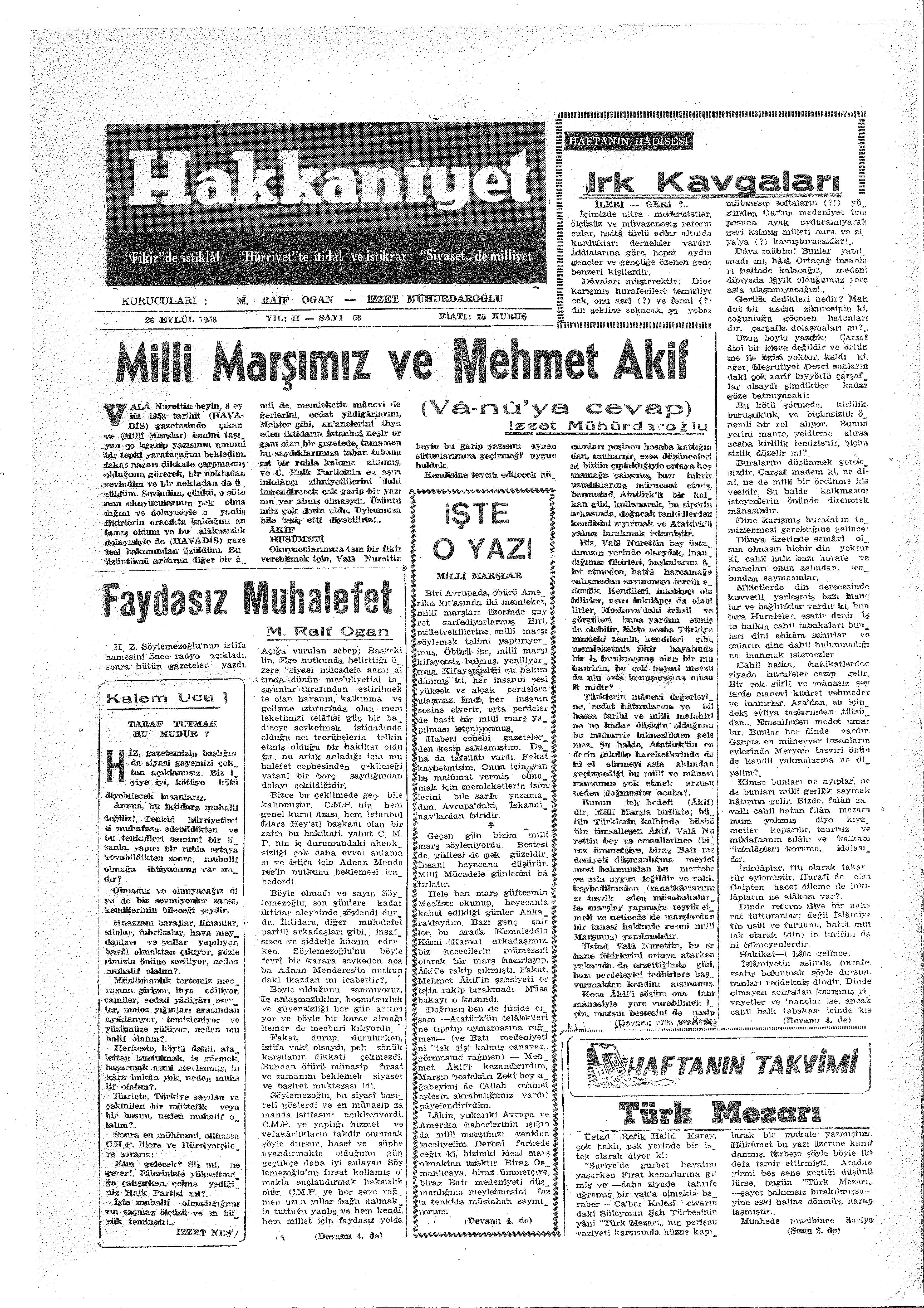 53. Sayı Kapağı