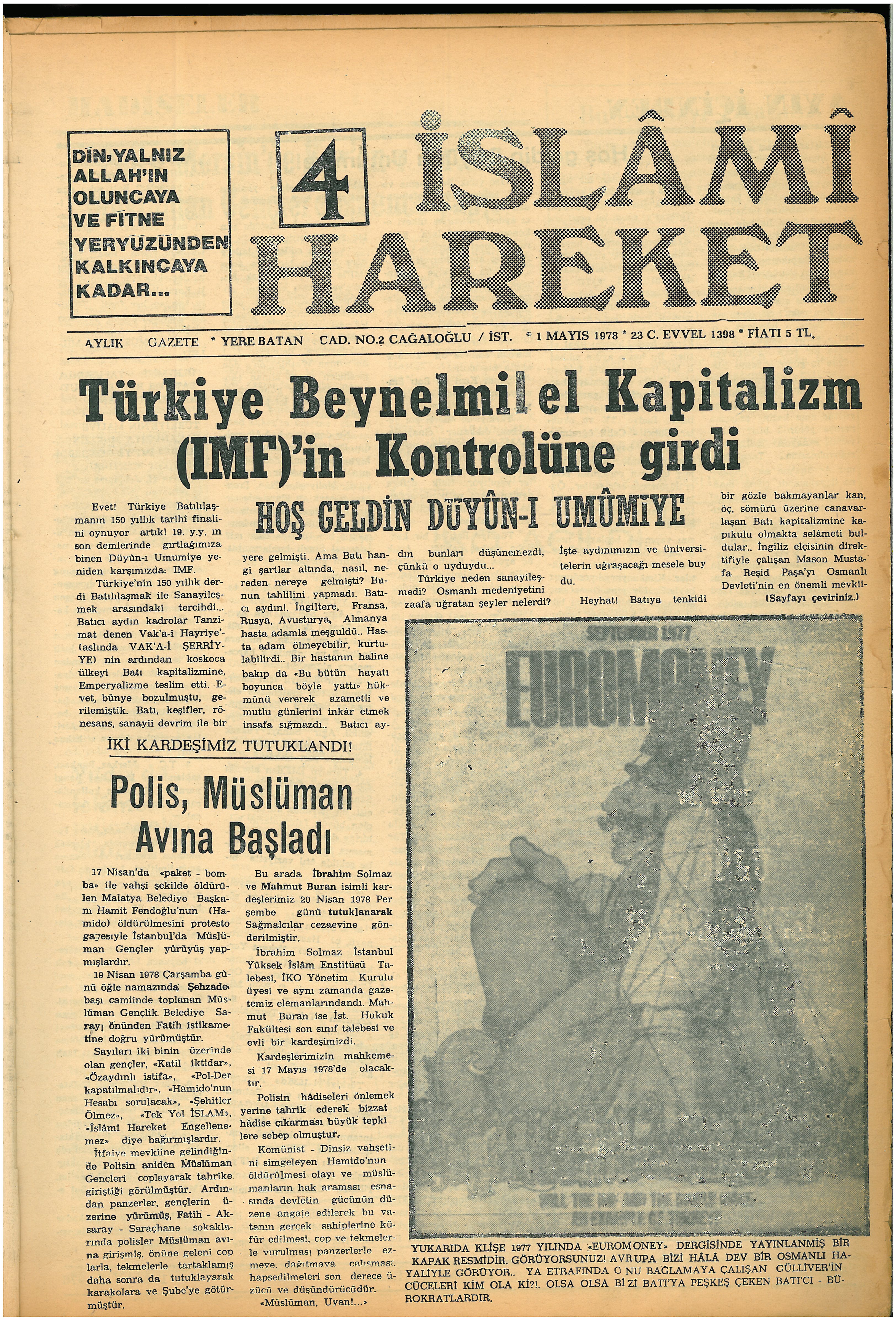 1. Cilt 4. Sayı Kapağı