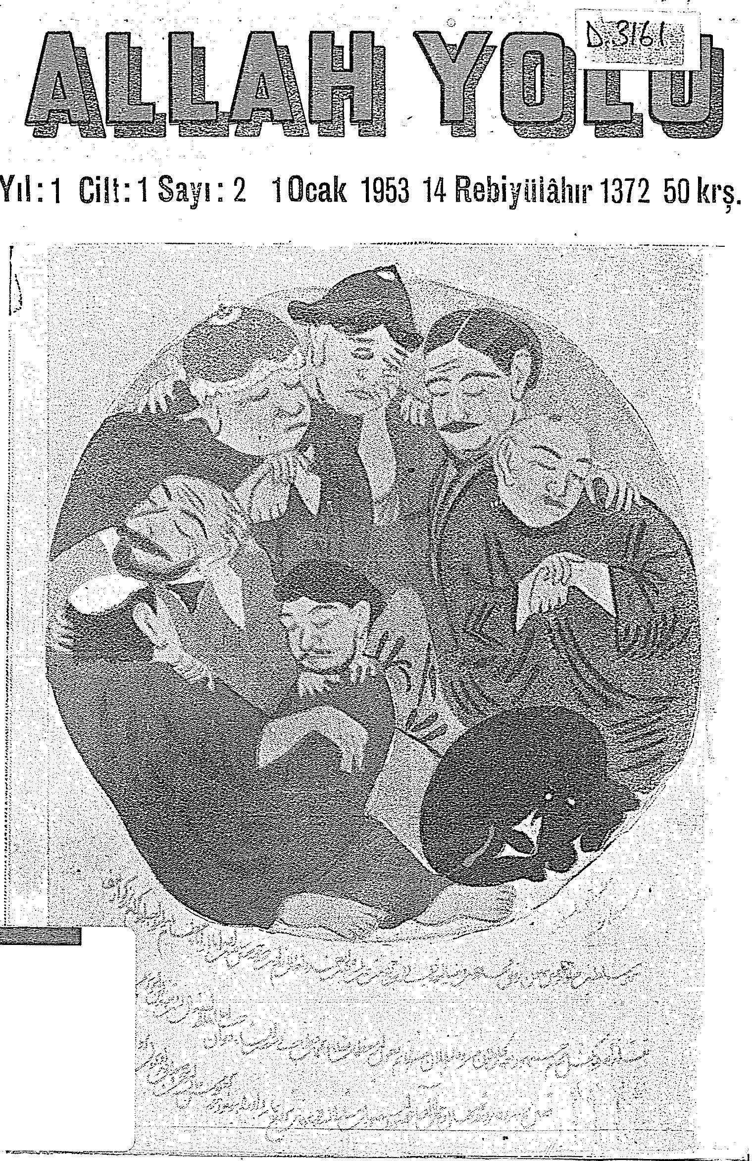 1. Cilt 2. Sayı Kapağı