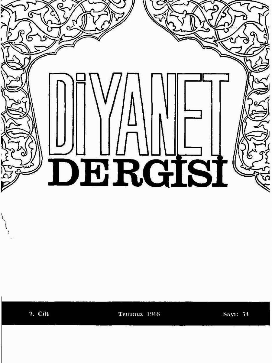 7. Cilt 74. Sayı Kapağı
