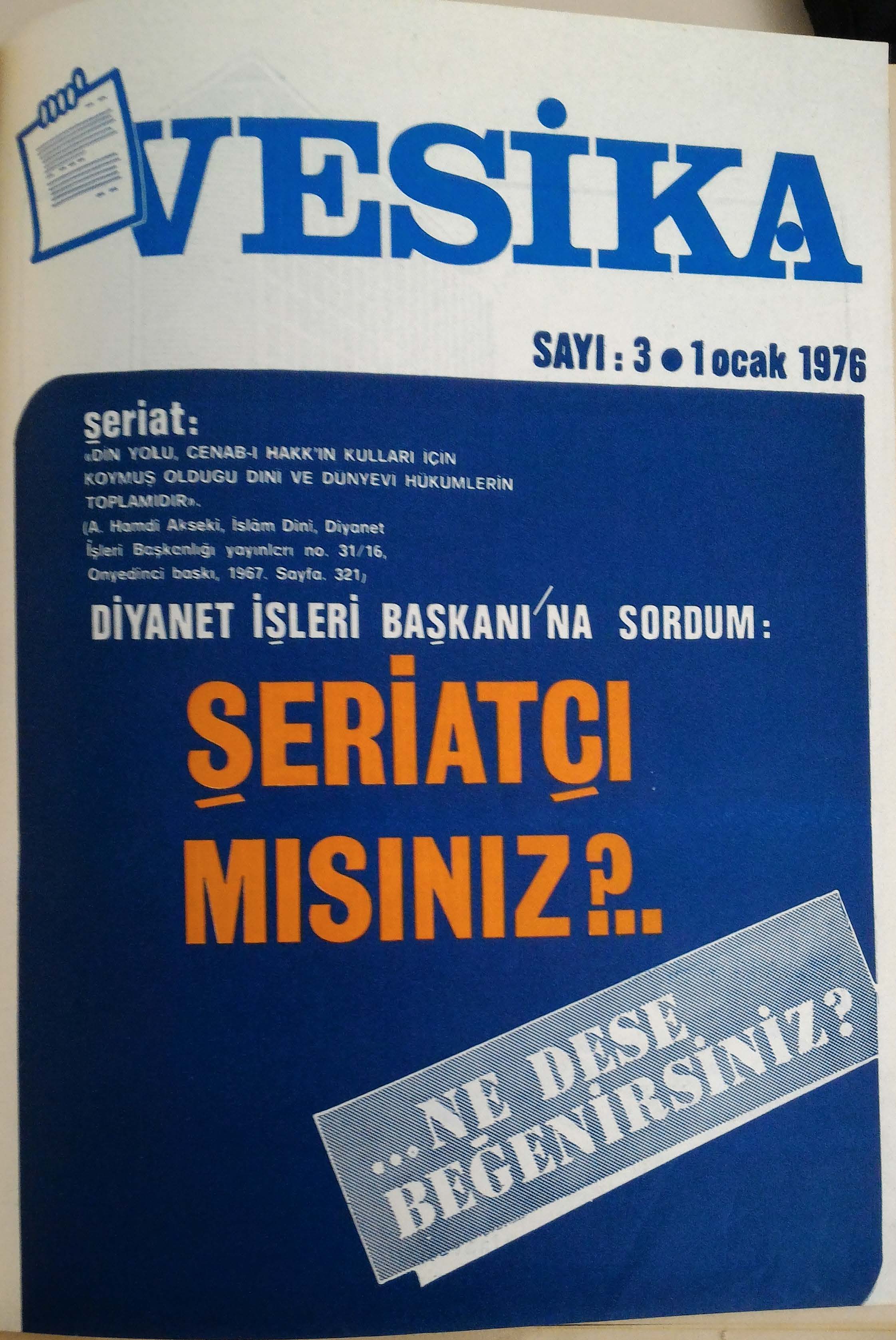 3. Sayı Kapağı