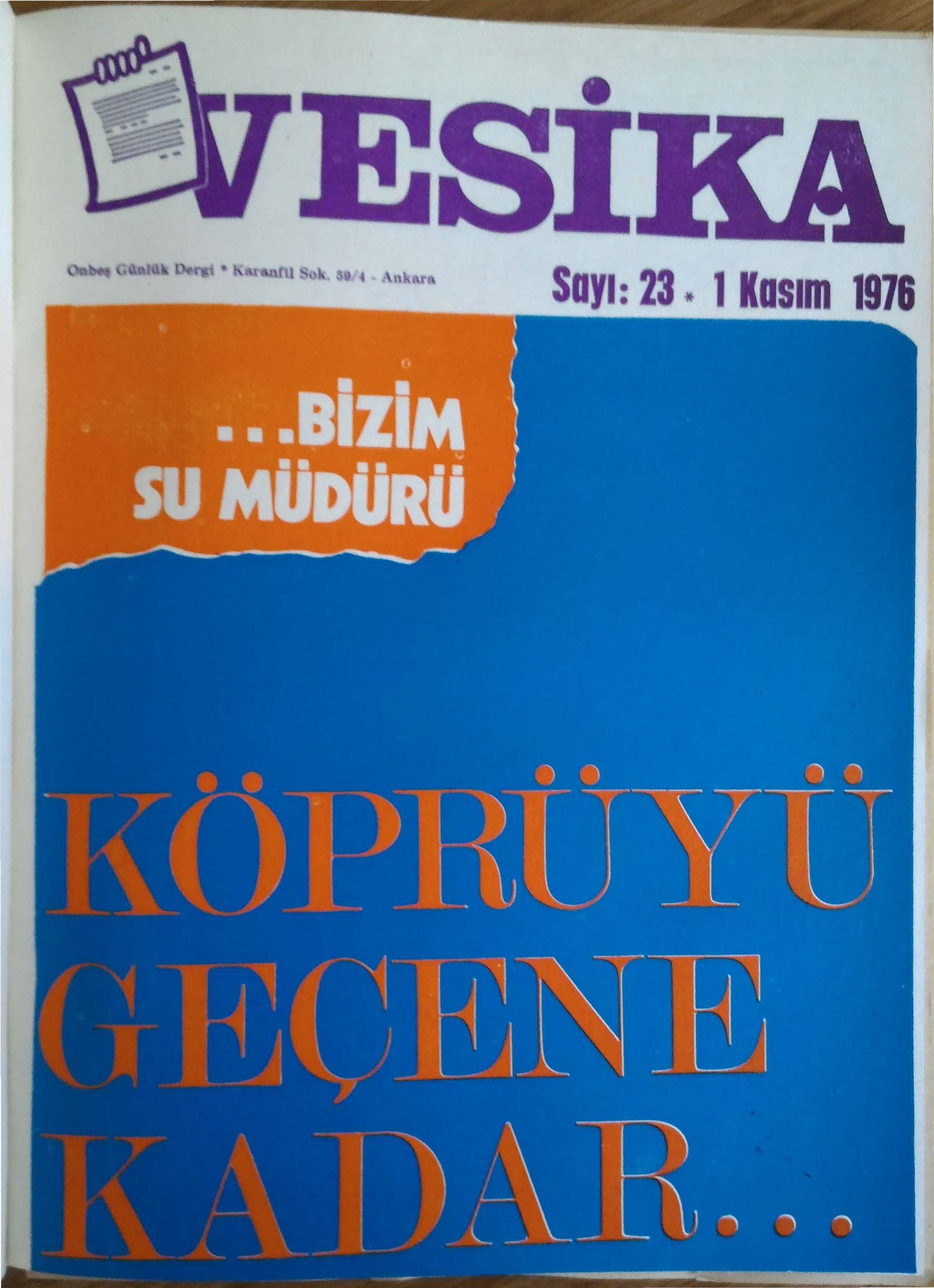 23. Sayı Kapağı