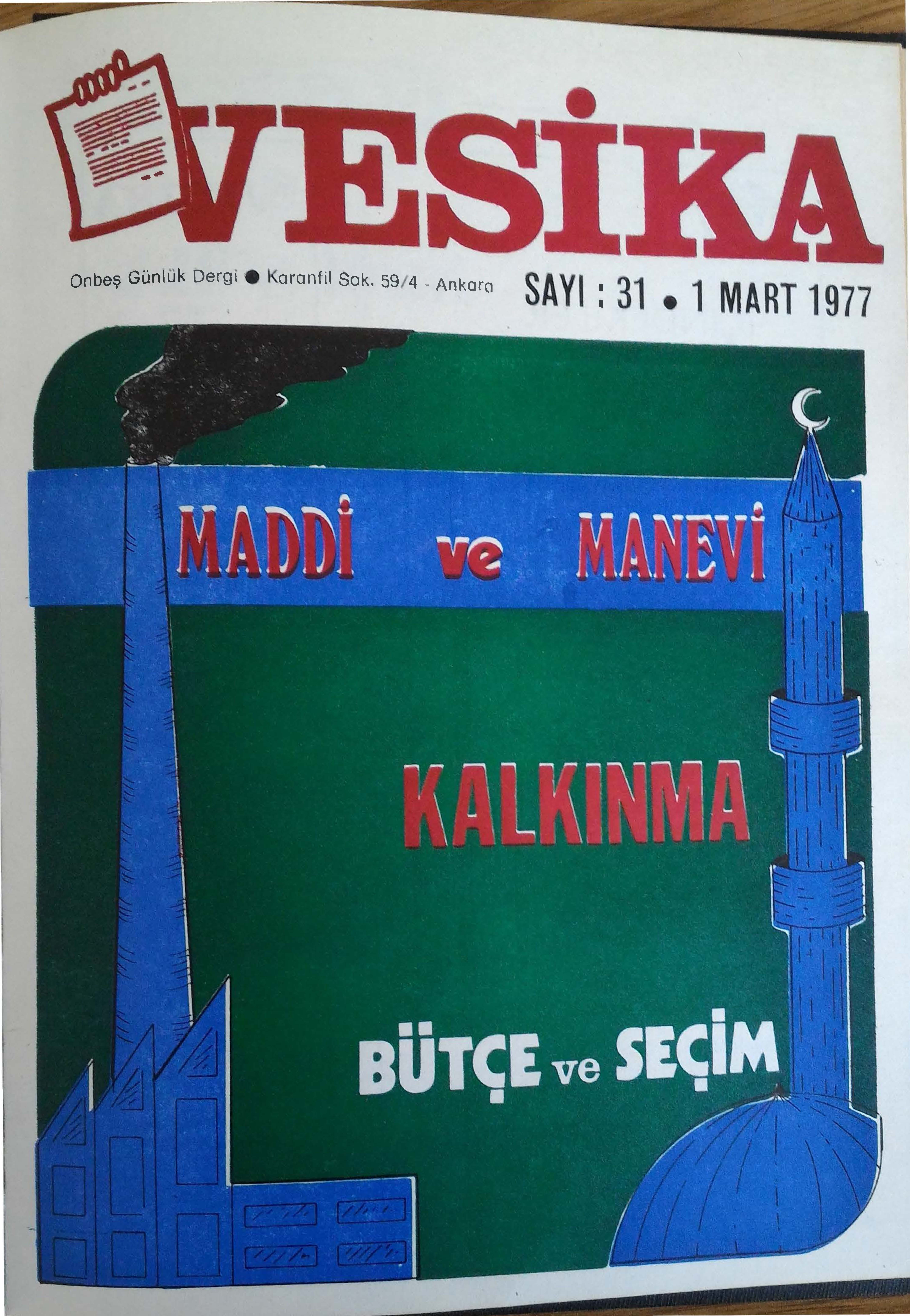 31. Sayı Kapağı