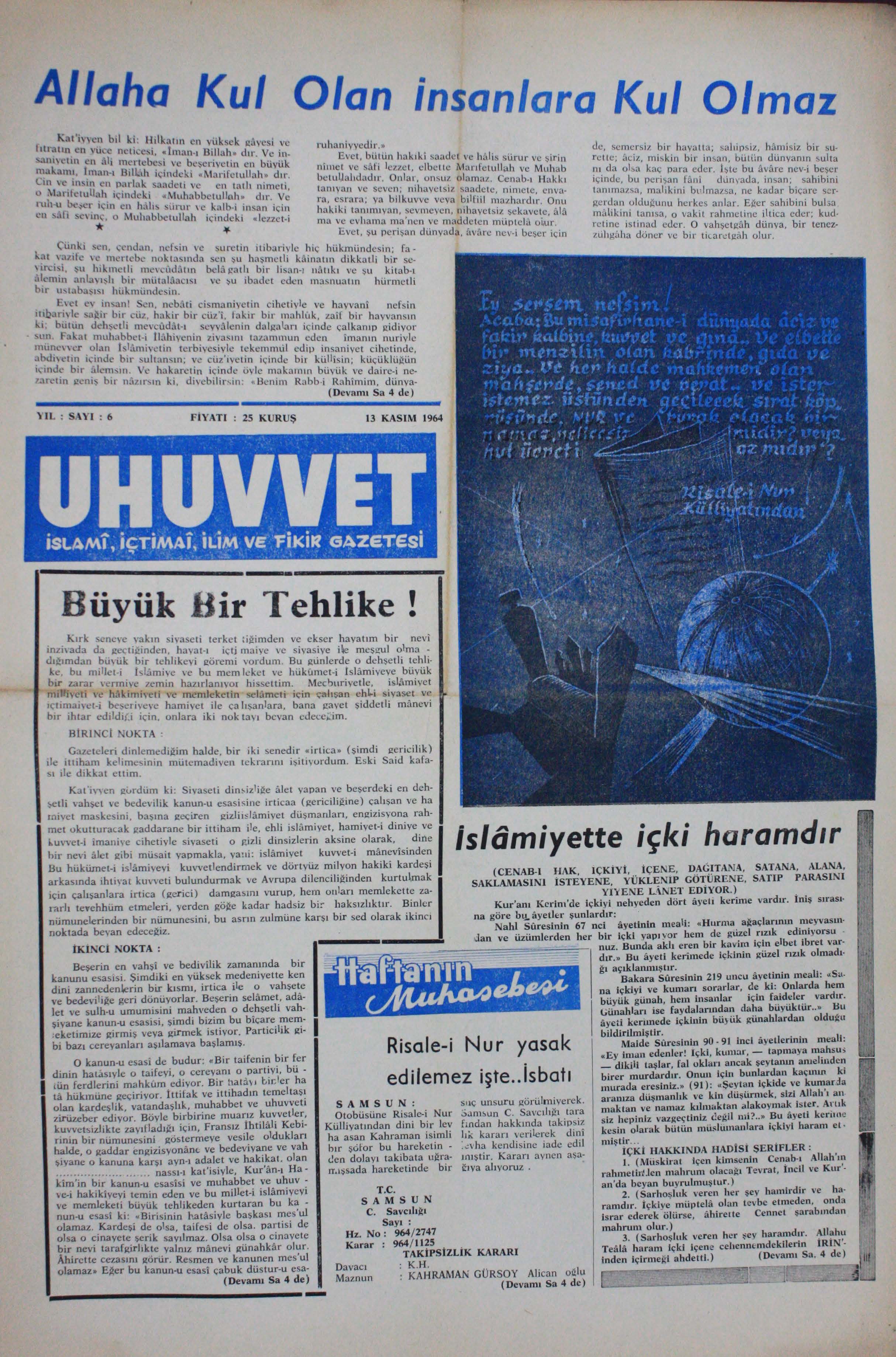 6. Sayı Kapağı