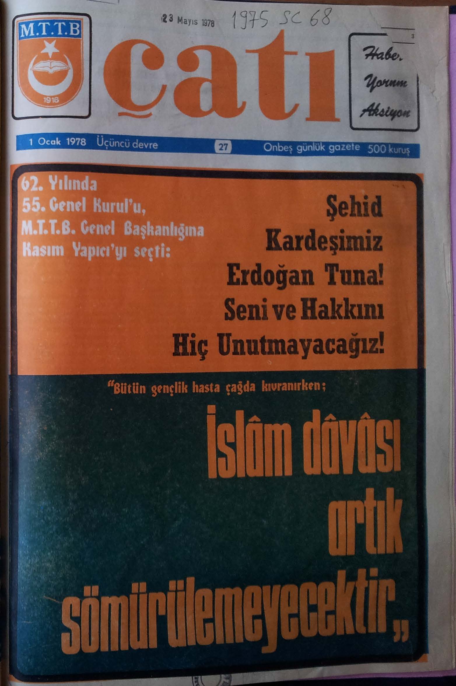 27. Sayı Kapağı