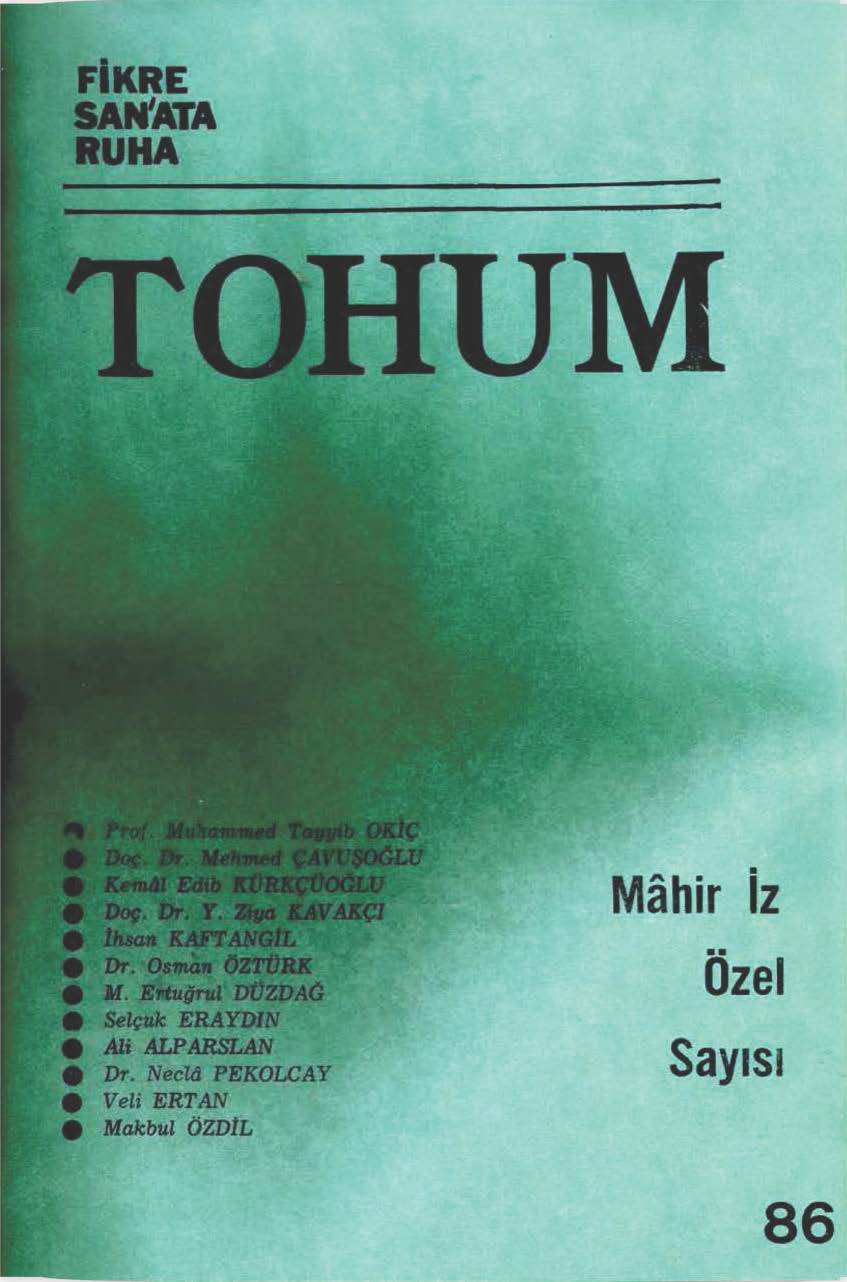 8. Cilt 86. Sayı Kapağı