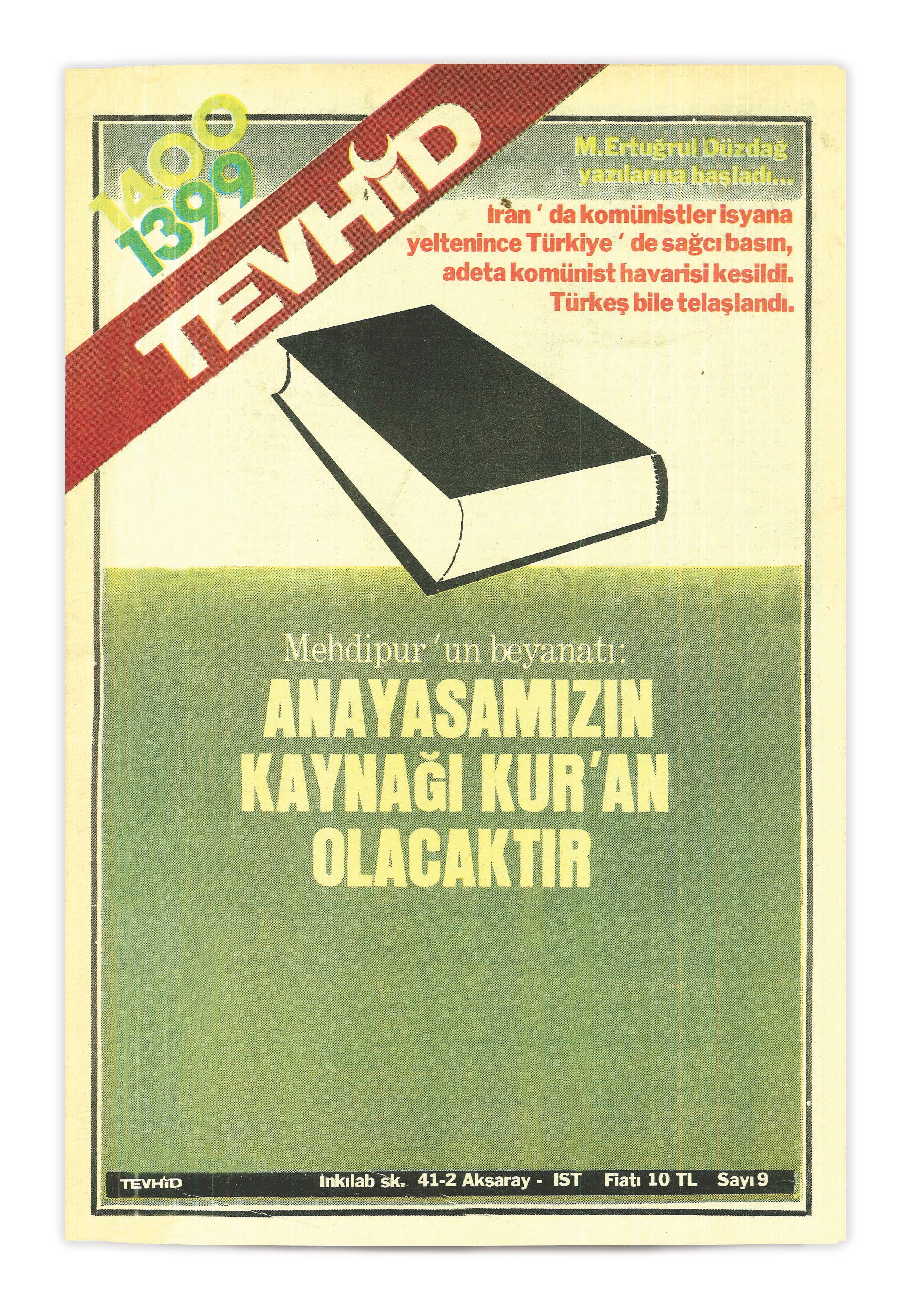 9. Sayı Kapağı