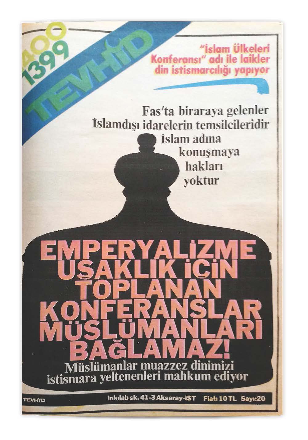 20. Sayı Kapağı
