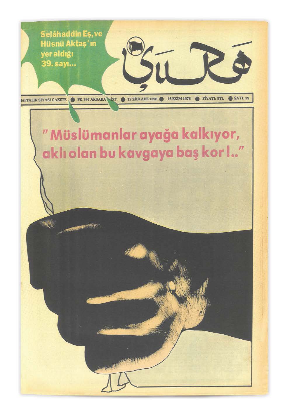 39. Sayı Kapağı