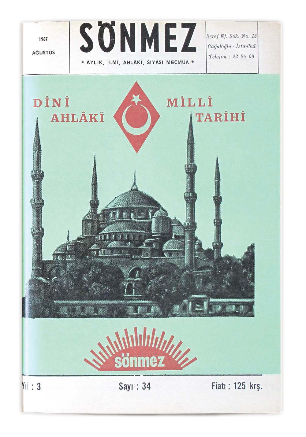 3. Cilt 34. Sayı Kapağı