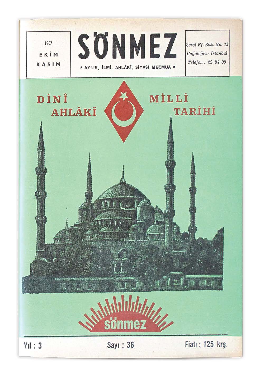 3. Cilt 36. Sayı Kapağı