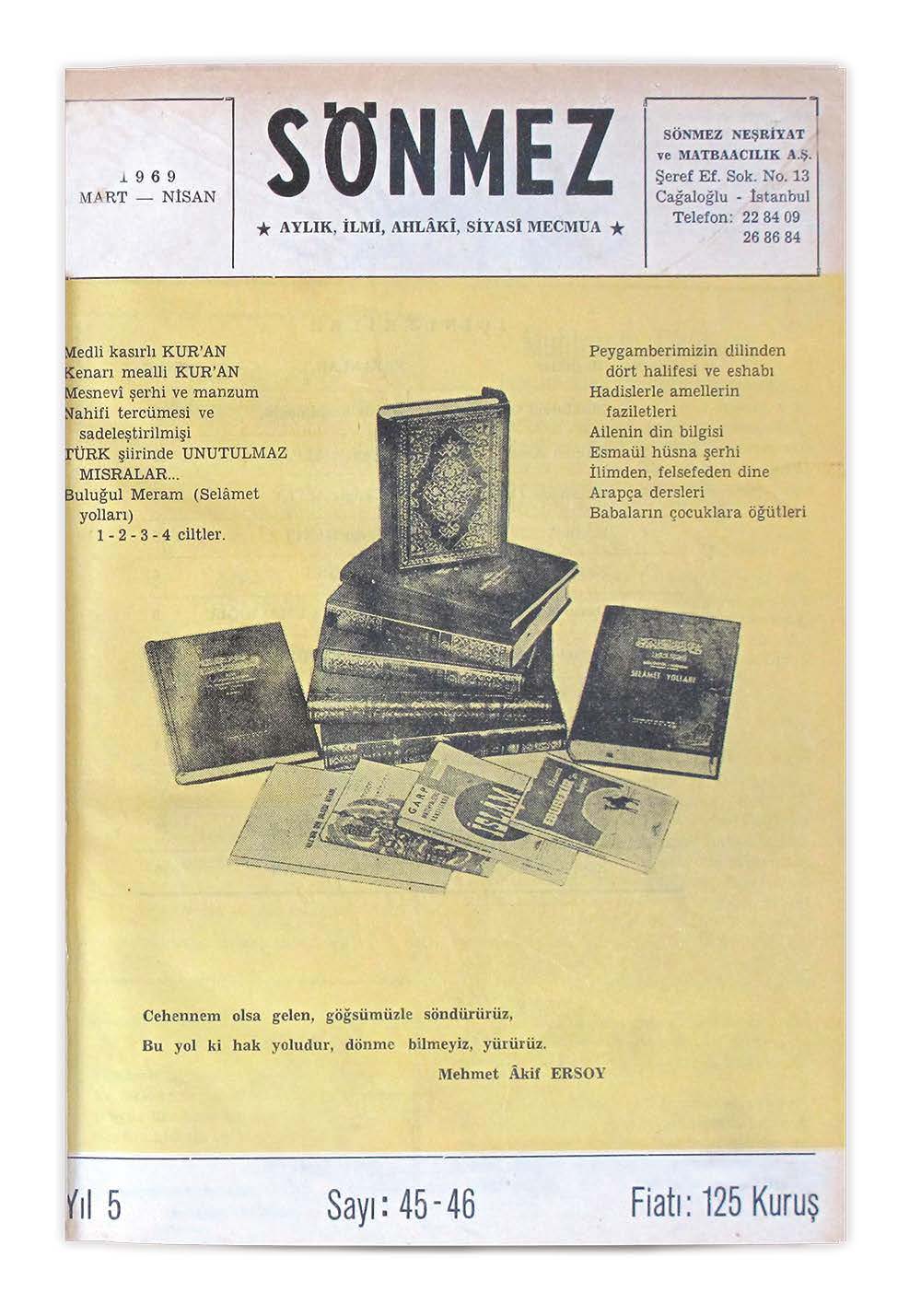 5. Cilt 45-46. Sayı Kapağı