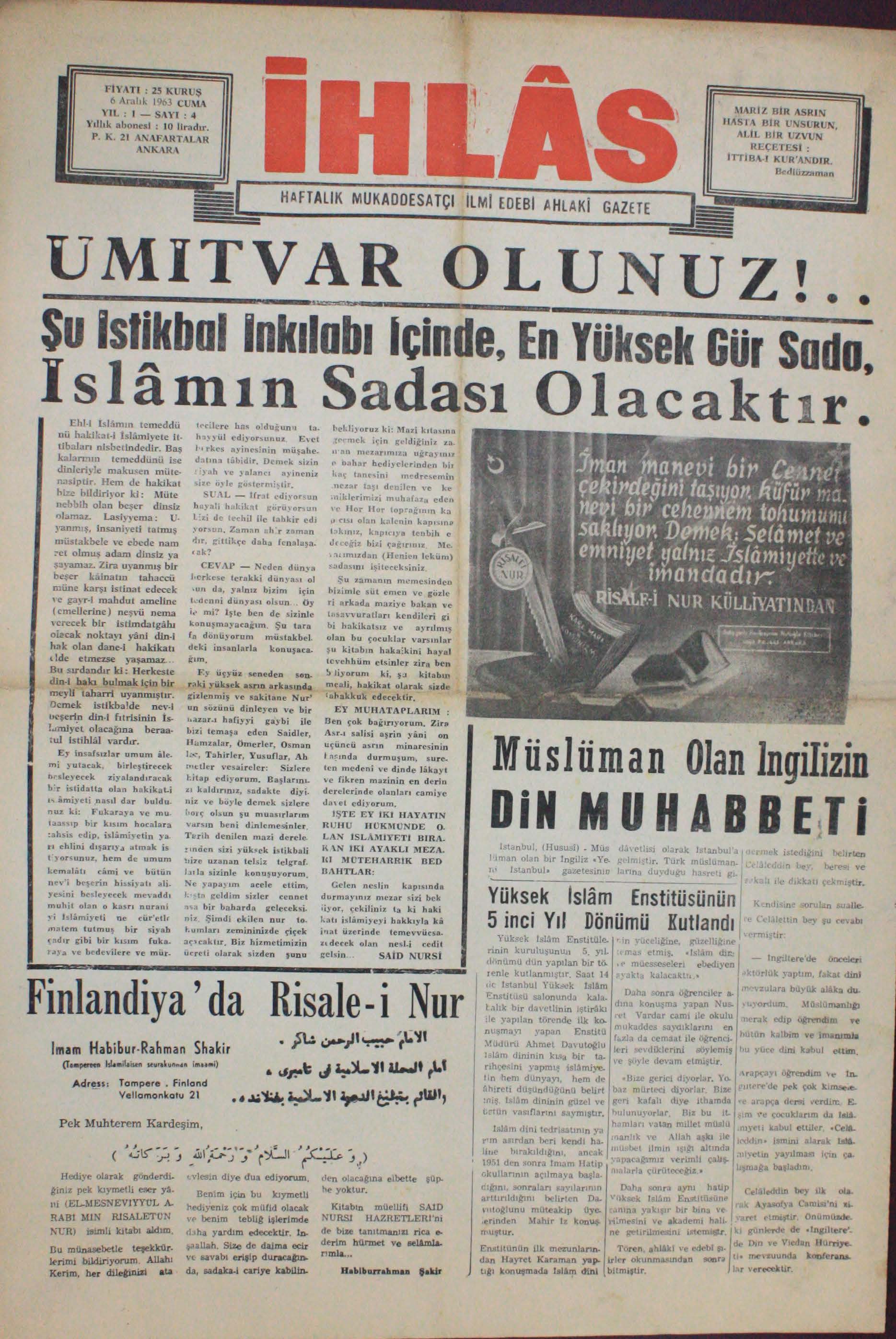 4. Sayı Kapağı
