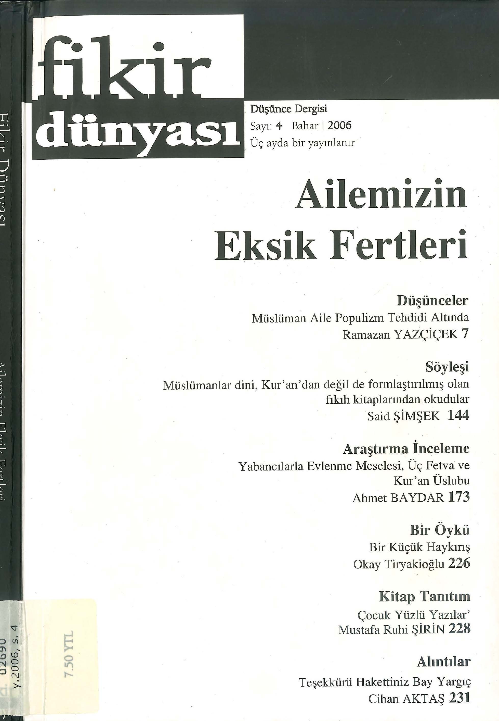 4. Sayı Kapağı