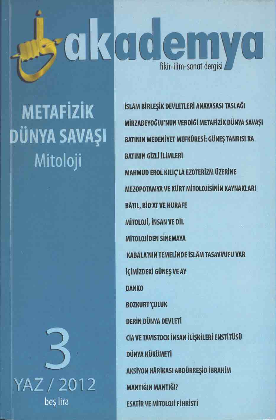 3. Sayı Kapağı