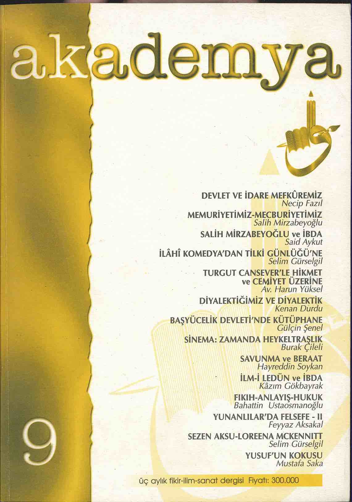 9. Sayı Kapağı
