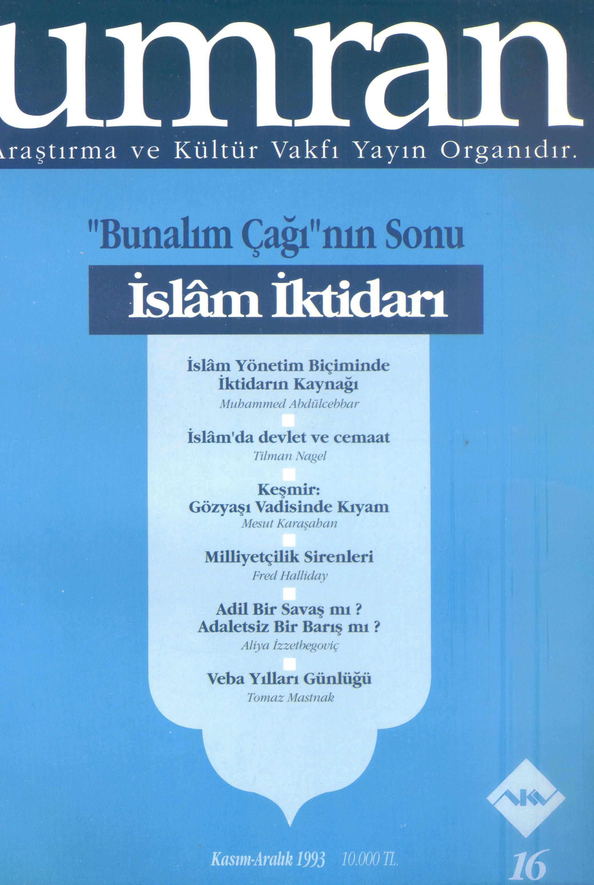 16. Sayı Kapağı