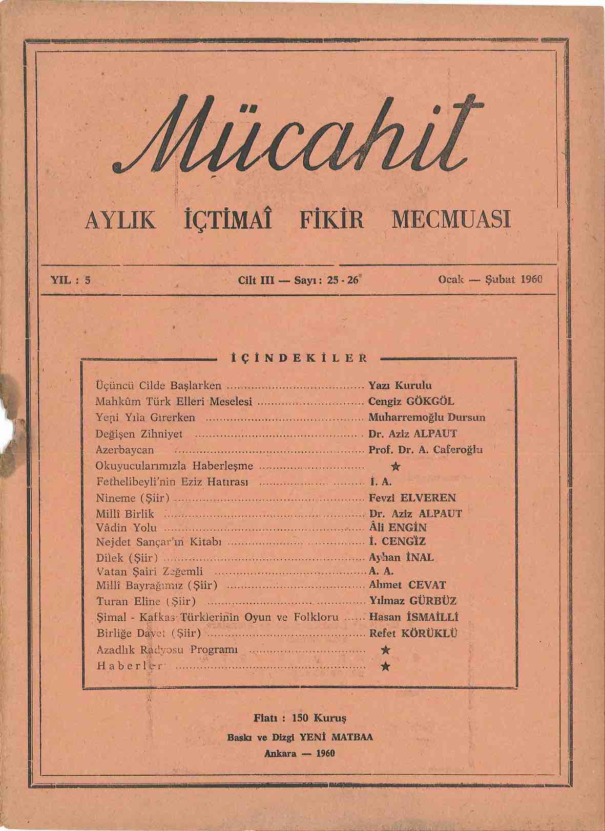 25-26. Sayı Kapağı