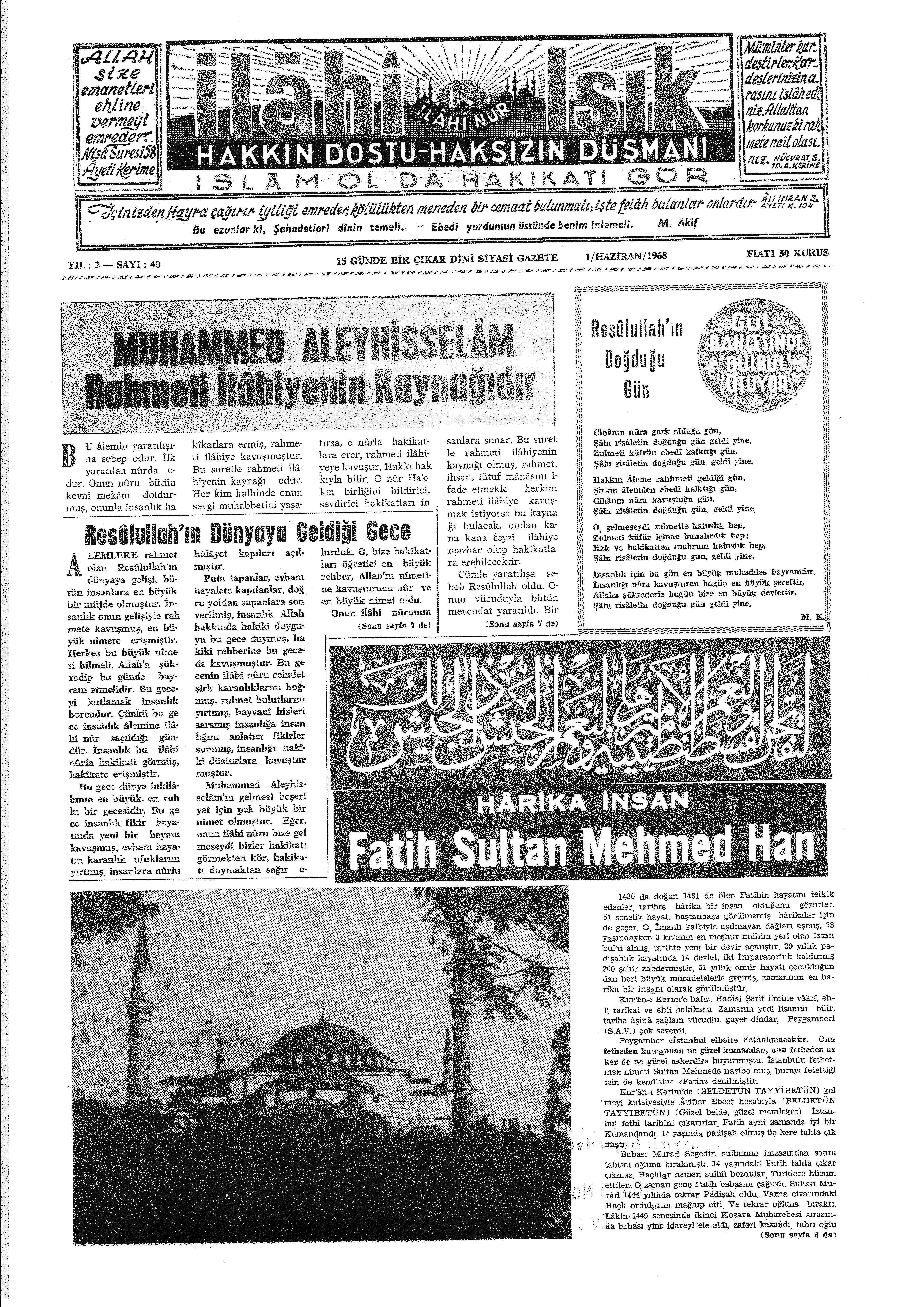2. Cilt 40. Sayı Kapağı